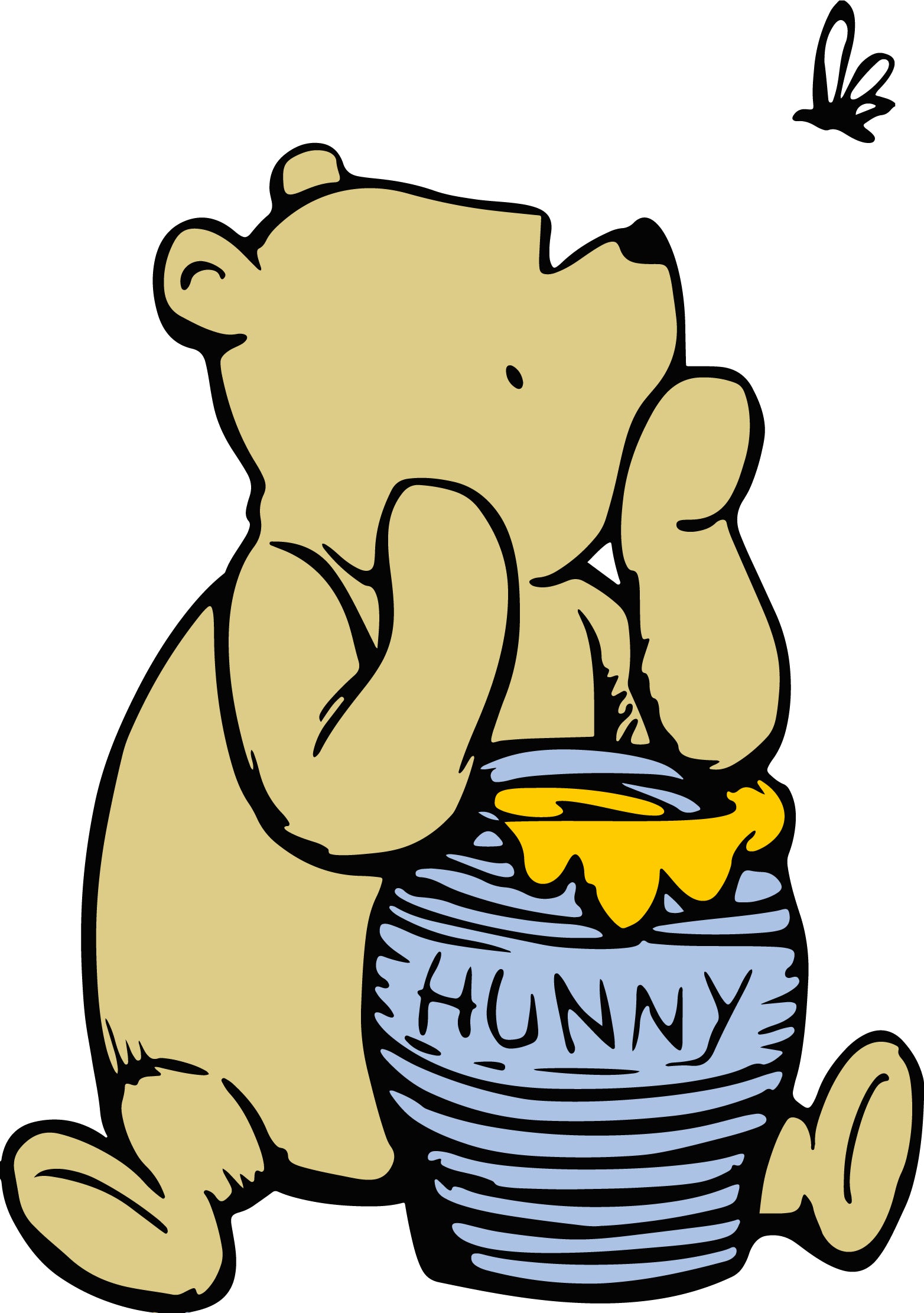 Classic Winnie The Pooh Wall Decal Wall Sticker Kids Room Wall Art Mural WTP17