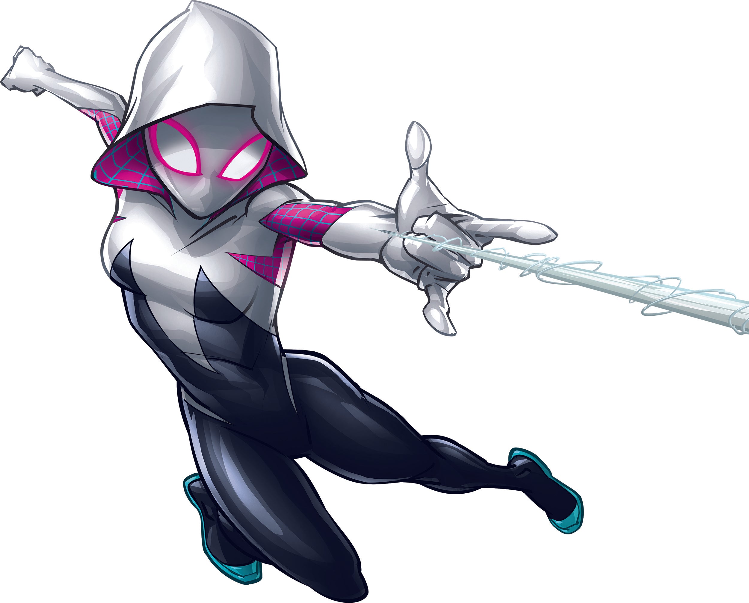 Spider Gwen Spiderman Into The Spiderverse Wall Decal Sticker Kids Room Art SPM26
