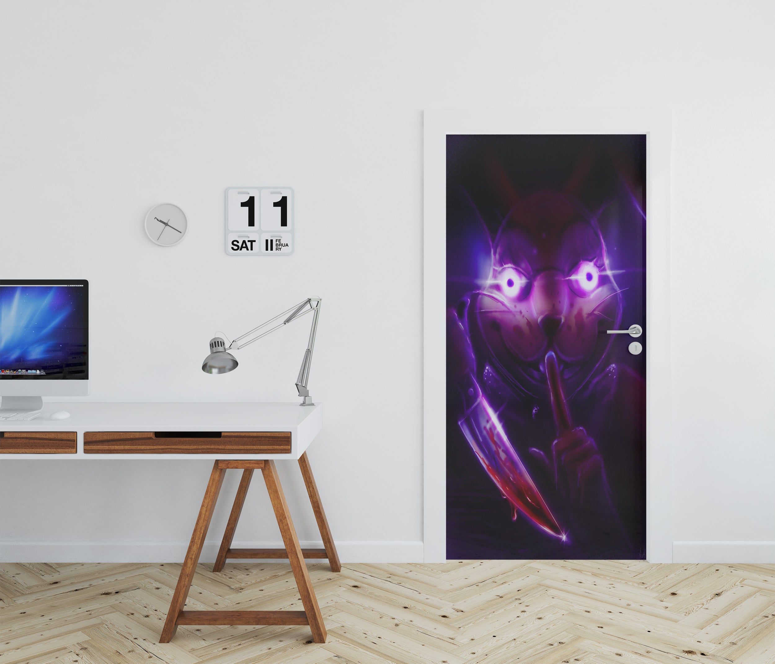 Five Nights At Freddy's Personalized DOOR Wallpaper Decal Removable Sticker FN10