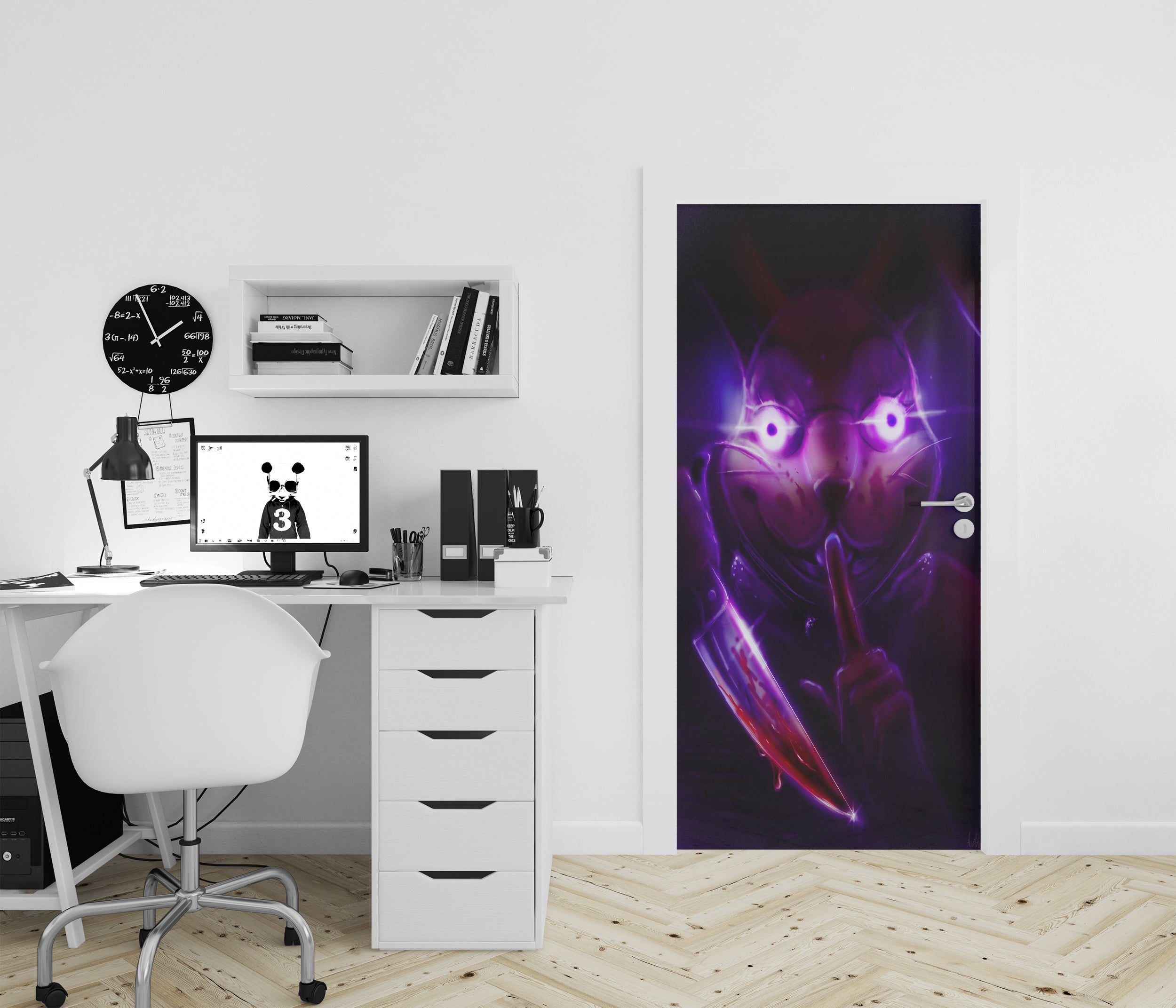 Five Nights At Freddy's Personalized DOOR Wallpaper Decal Removable Sticker FN10