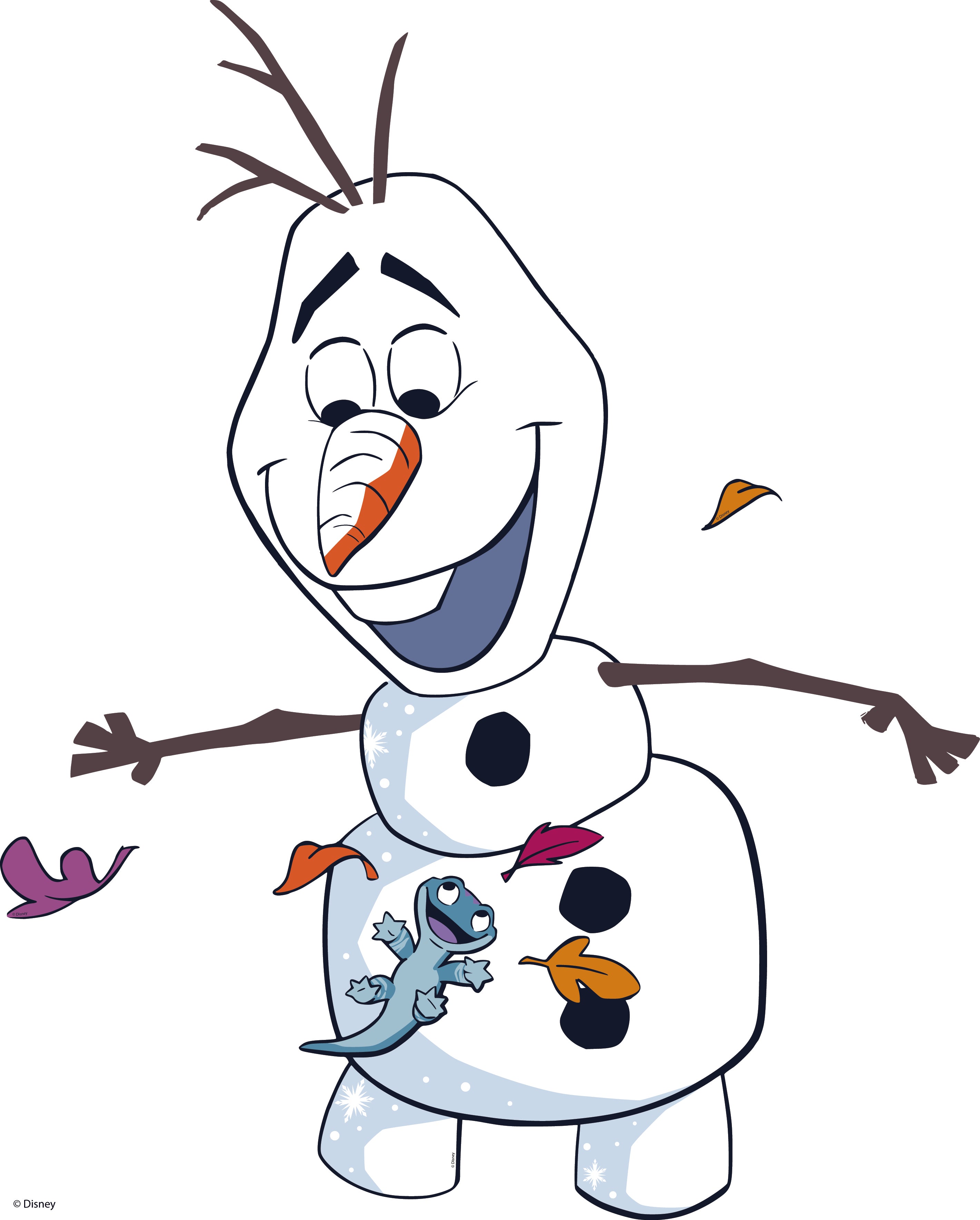 Olaf The Snowman Frozen Disney Princess 3D Wall Sticker Decal Home Decor Wall Art