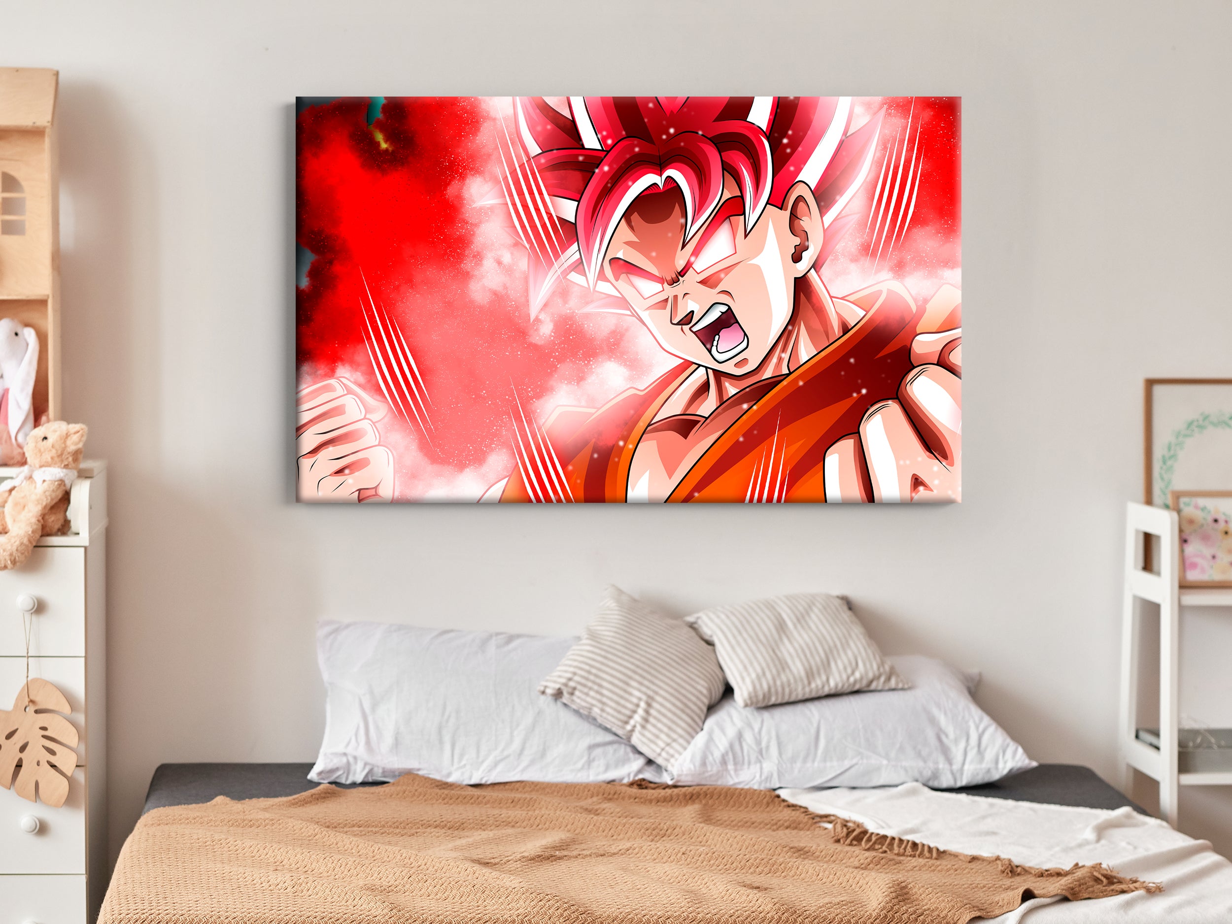 Son Goku SSJ Dragon Ball Z Canvas Print Wall Art Wall Decor Giclee