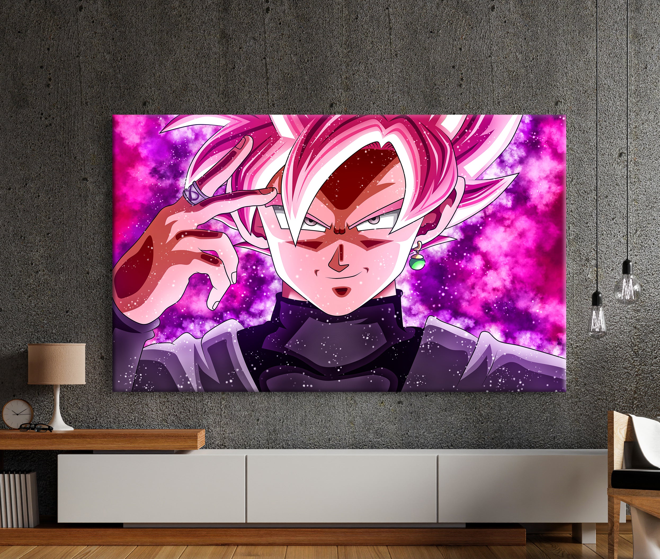 Black Goku Dragon Ball Z Canvas Print Wall Art Wall Decor Giclee