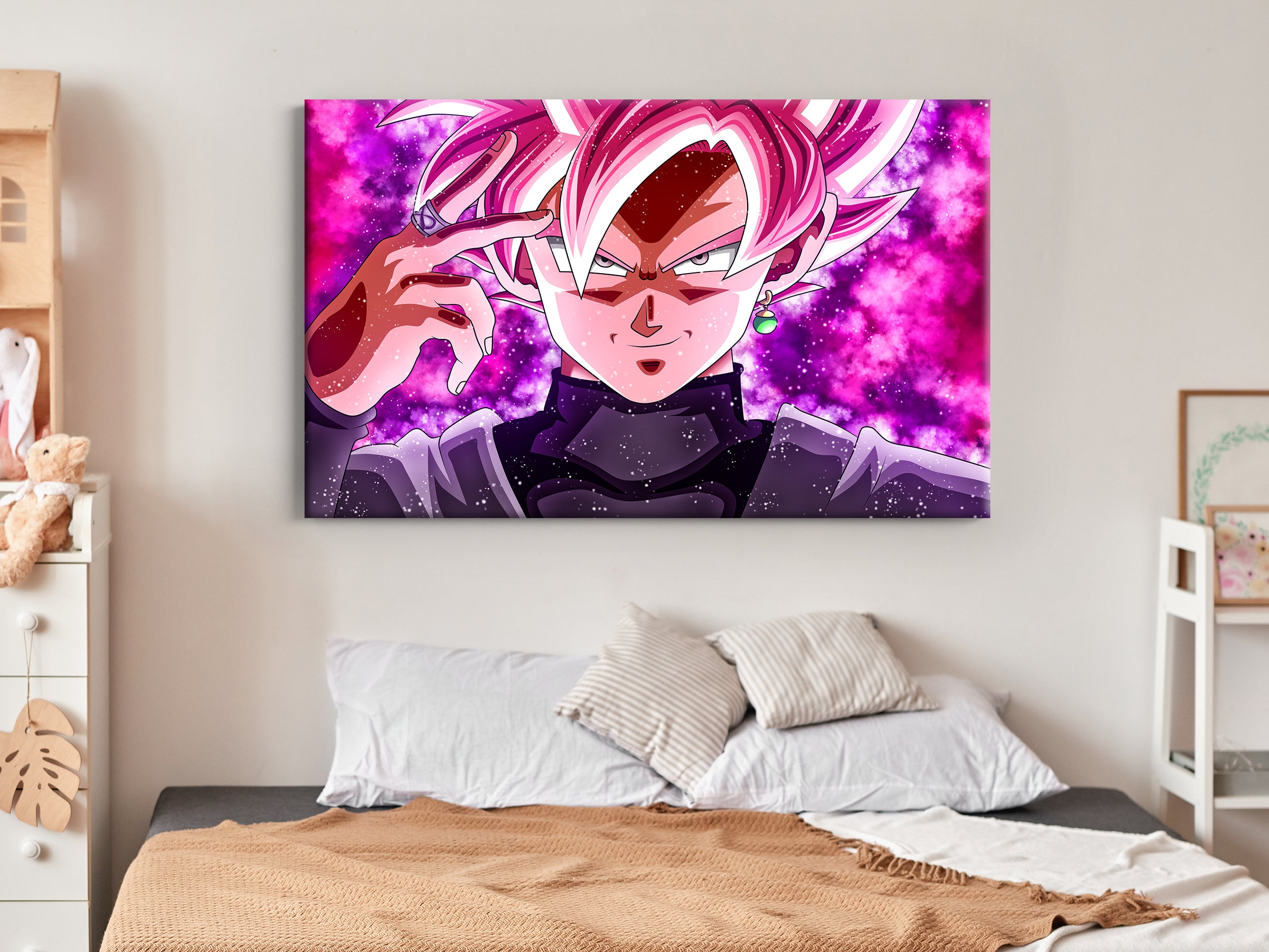 Black Goku Dragon Ball Z Canvas Print Wall Art Wall Decor Giclee