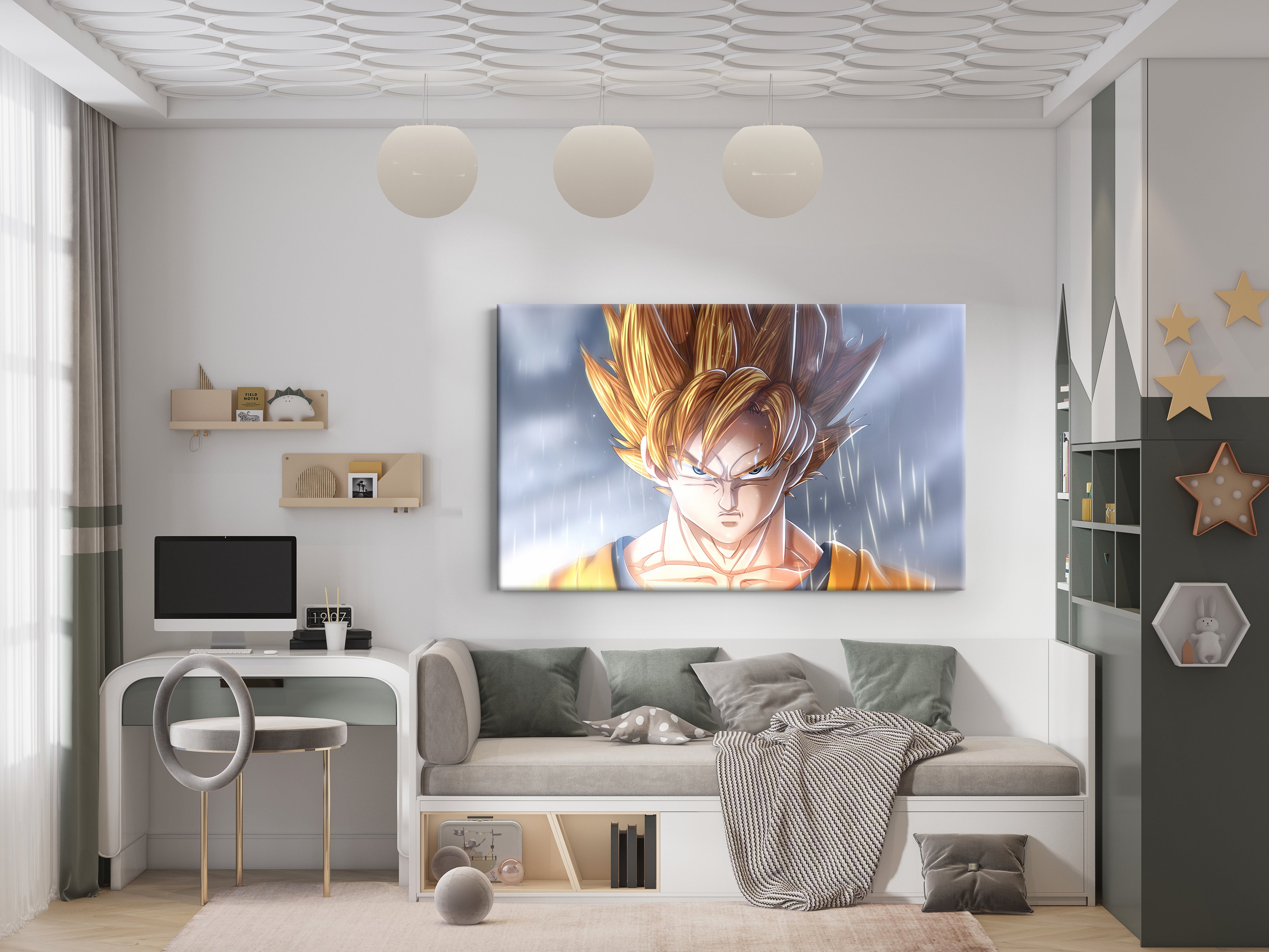 Son Goku Dragon Ball Z Canvas Print Wall Art Wall Decor Giclee