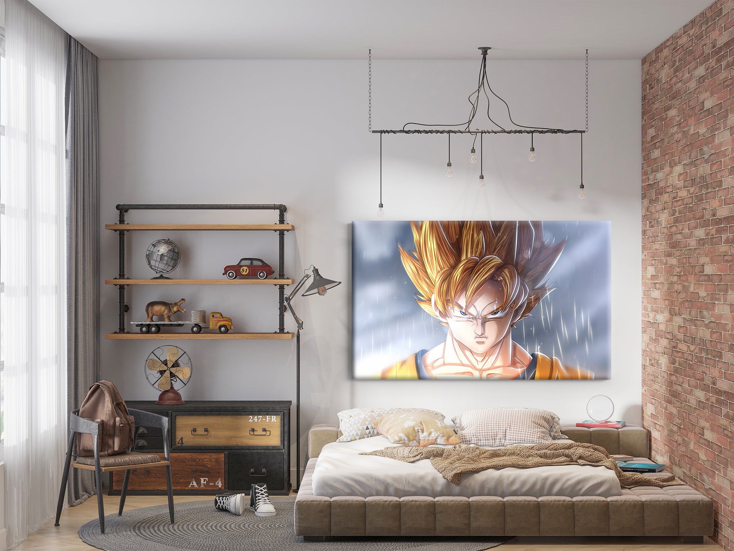 Son Goku Dragon Ball Z Canvas Print Wall Art Wall Decor Giclee