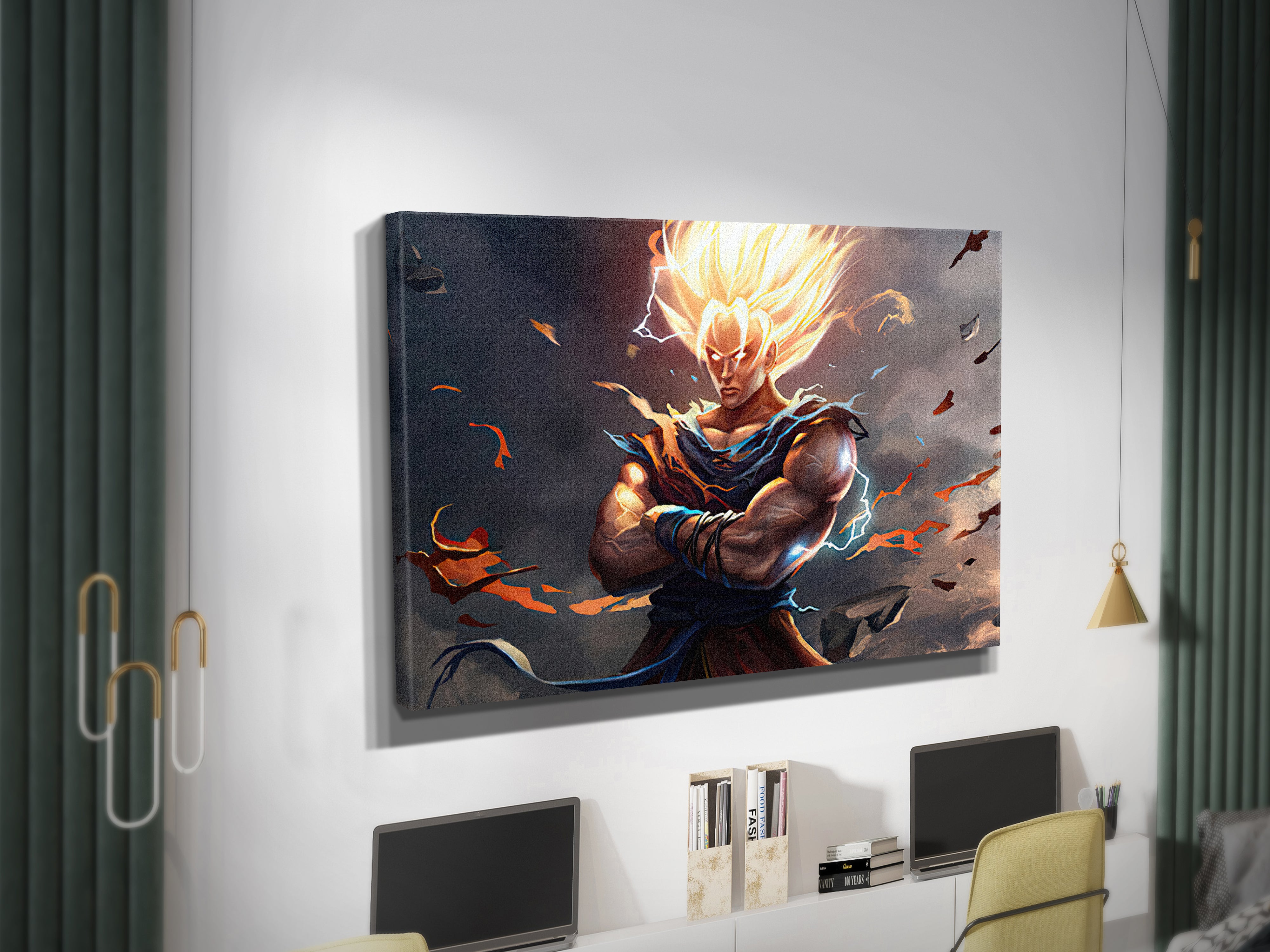 Son Goku Dragon Ball Z Canvas Print Wall Art Wall Decor Giclee