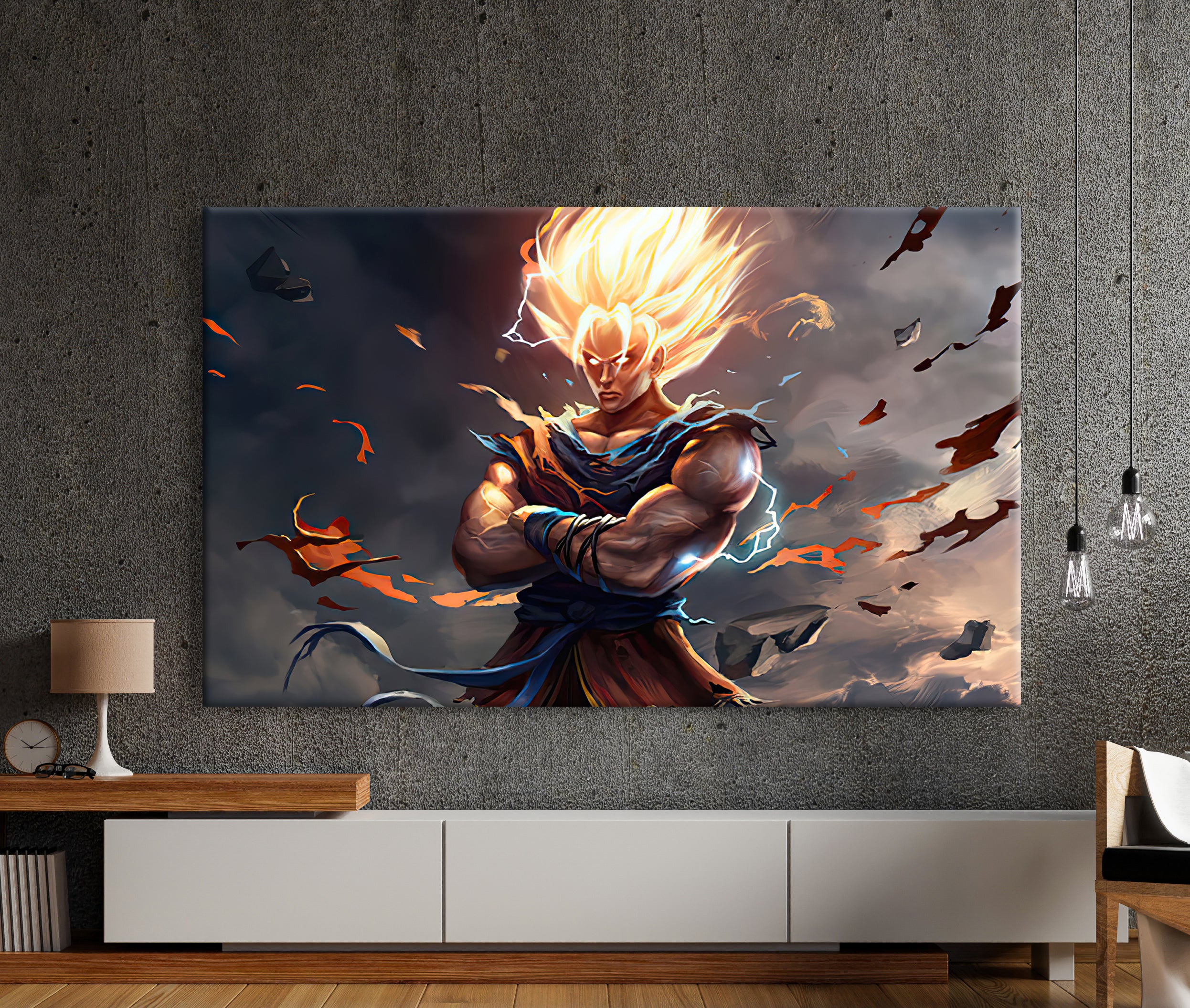 Son Goku Dragon Ball Z Canvas Print Wall Art Wall Decor Giclee