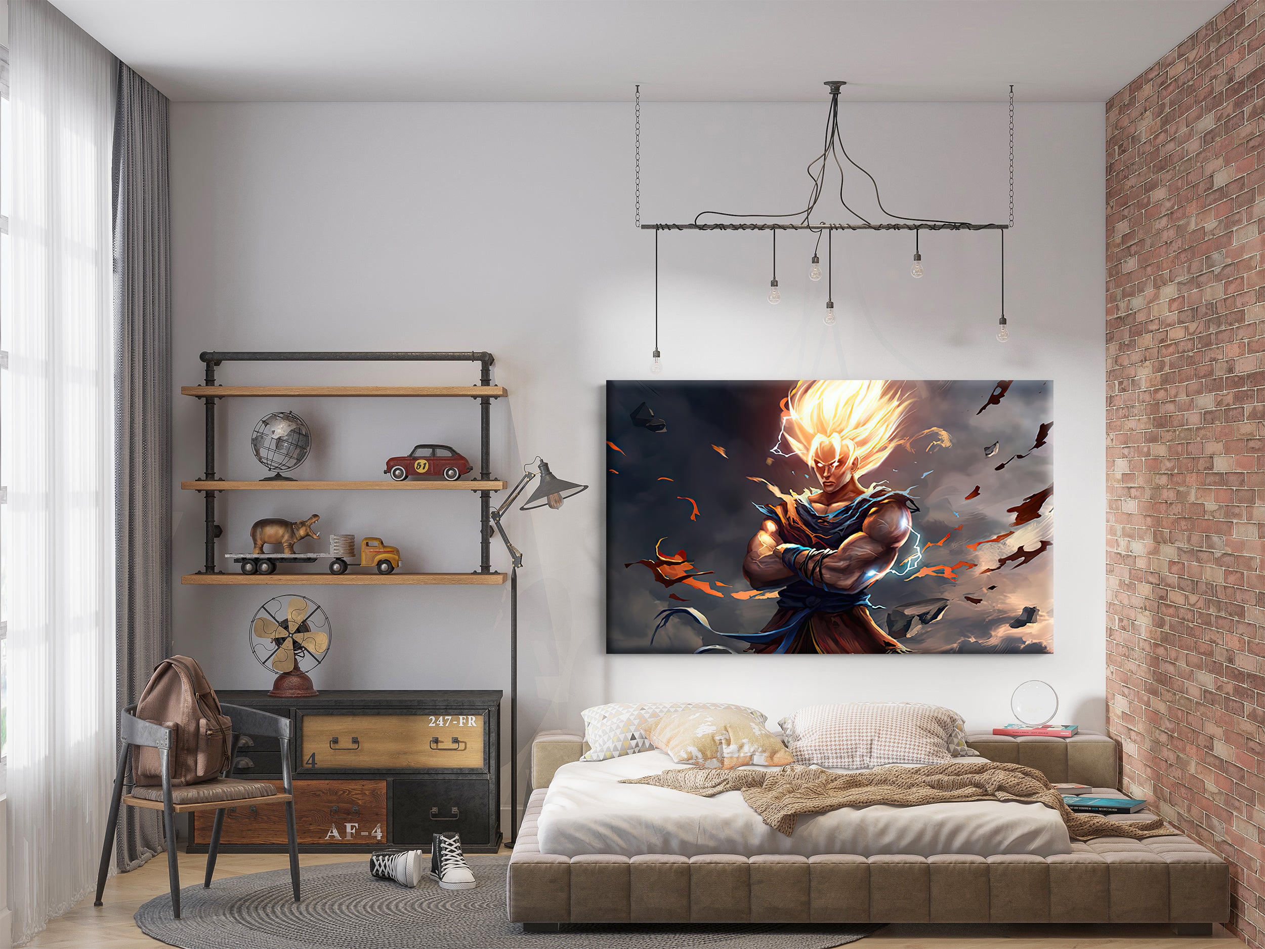 Son Goku Dragon Ball Z Canvas Print Wall Art Wall Decor Giclee