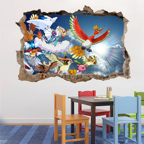 Pokemon Wall Decal Removable Sticker Wall Art Decor Mural H210