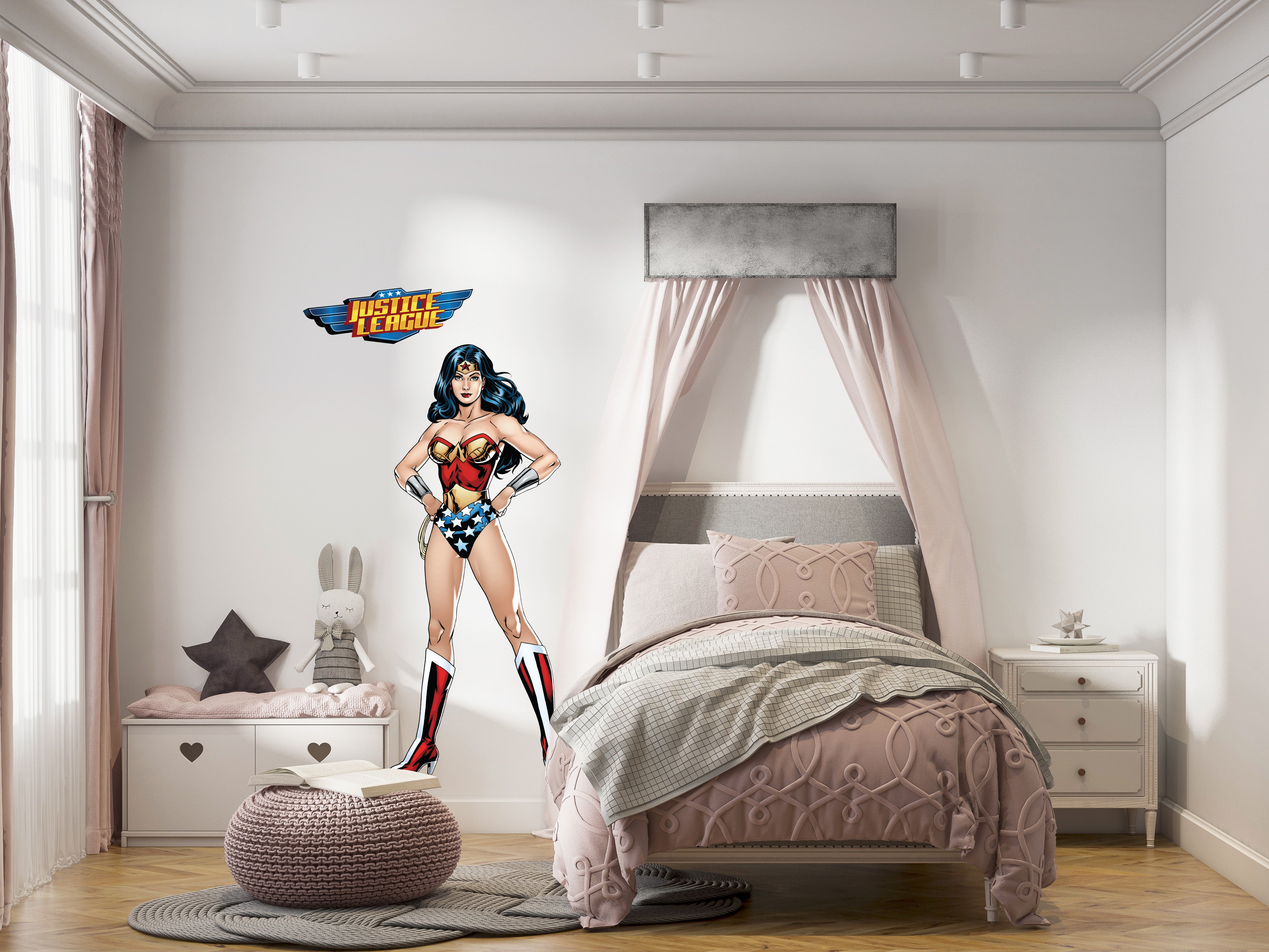 Wonder Woman Superhero 3D Wall Sticker Decal Home Decor Wall Art
