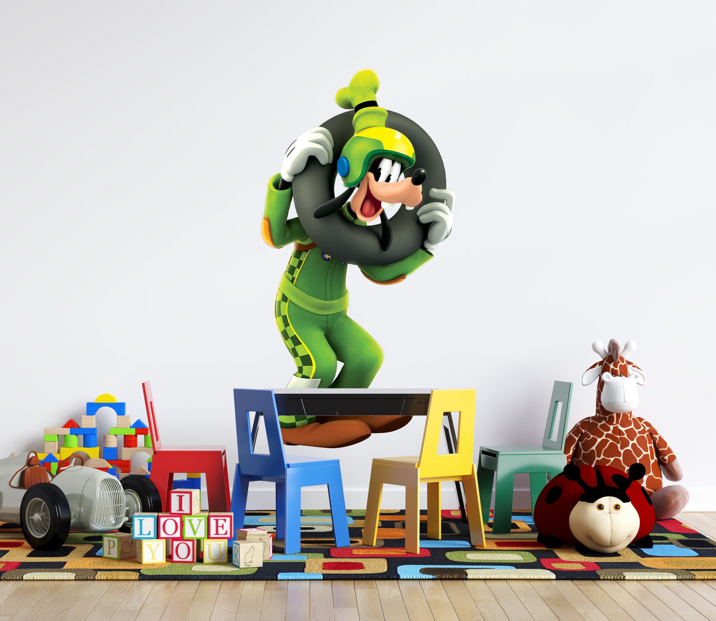 Goofy Mickey And Friends Wall Decal Removable Sticker Kids Room Wall Art Mural MMS18