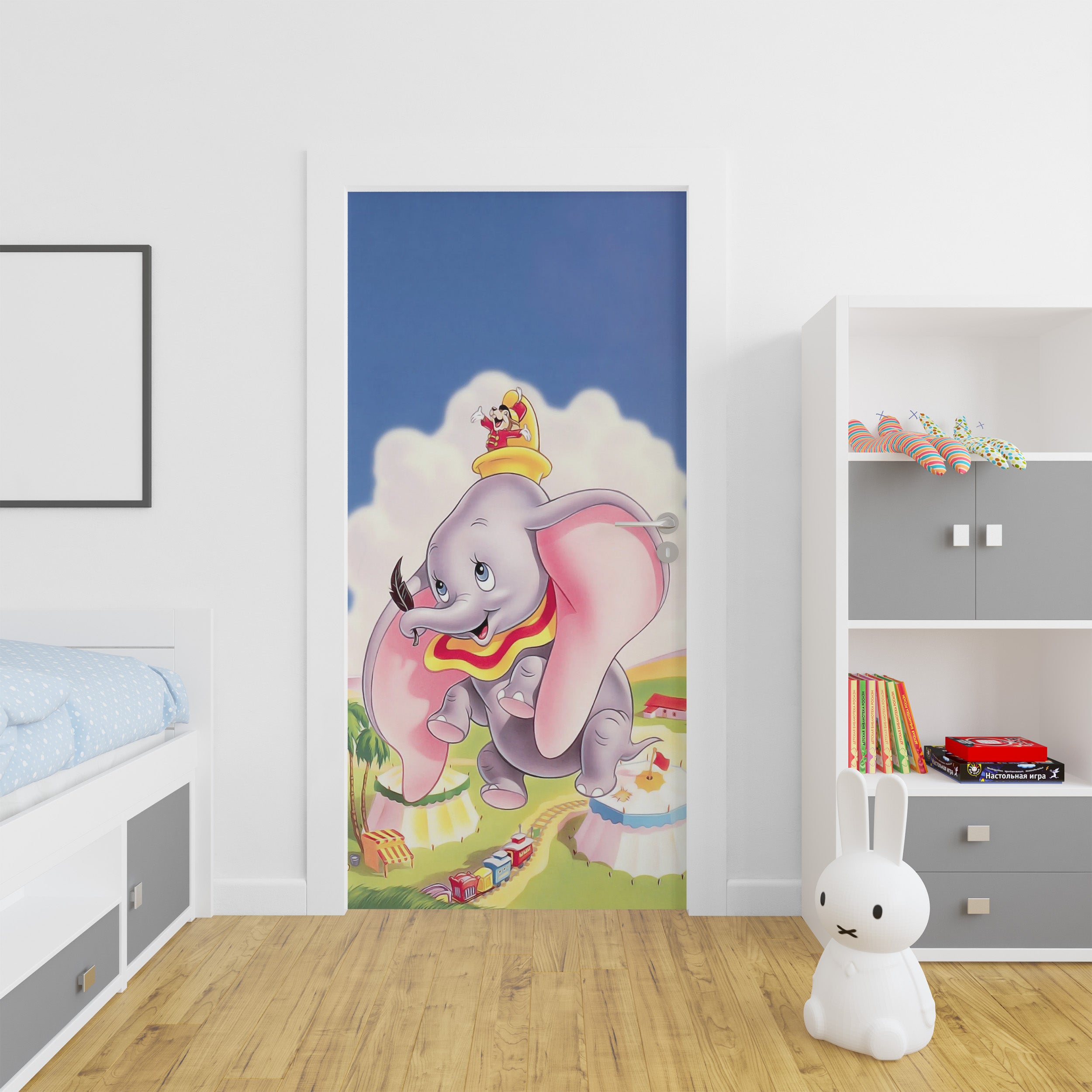 Dumbo Personalized DOOR Wallpaper Decal Removable Sticker MMS20