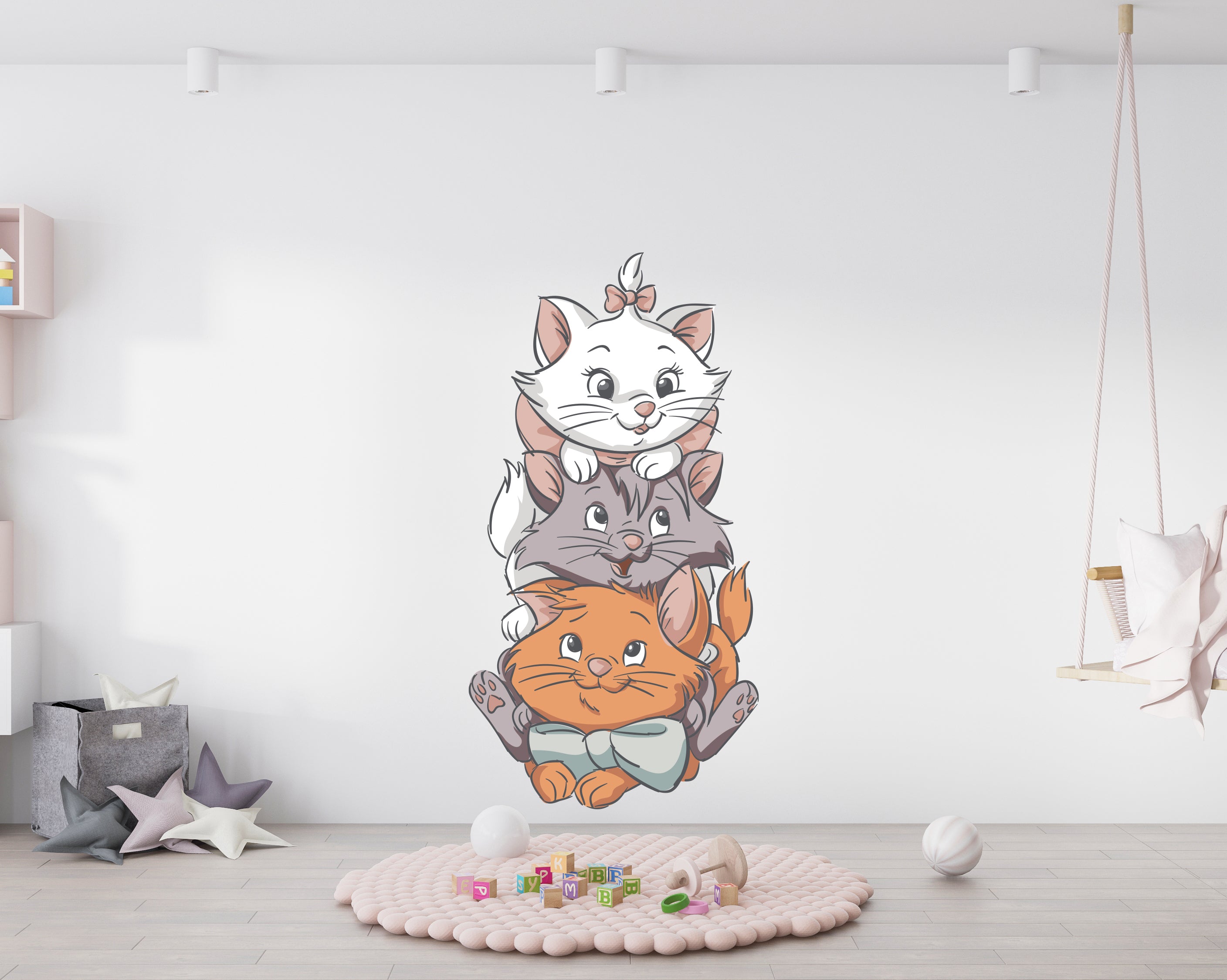 Aristocats Disney Cats Wall Decal Wall Sticker Kids Room Wall Art ARC01