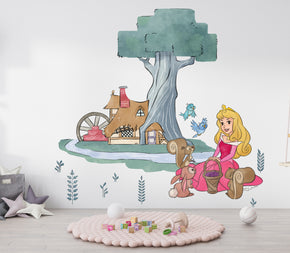 Aurora Disney Princess Scene Wall Decal Wall Sticker Kids Room Wall Art DSP21