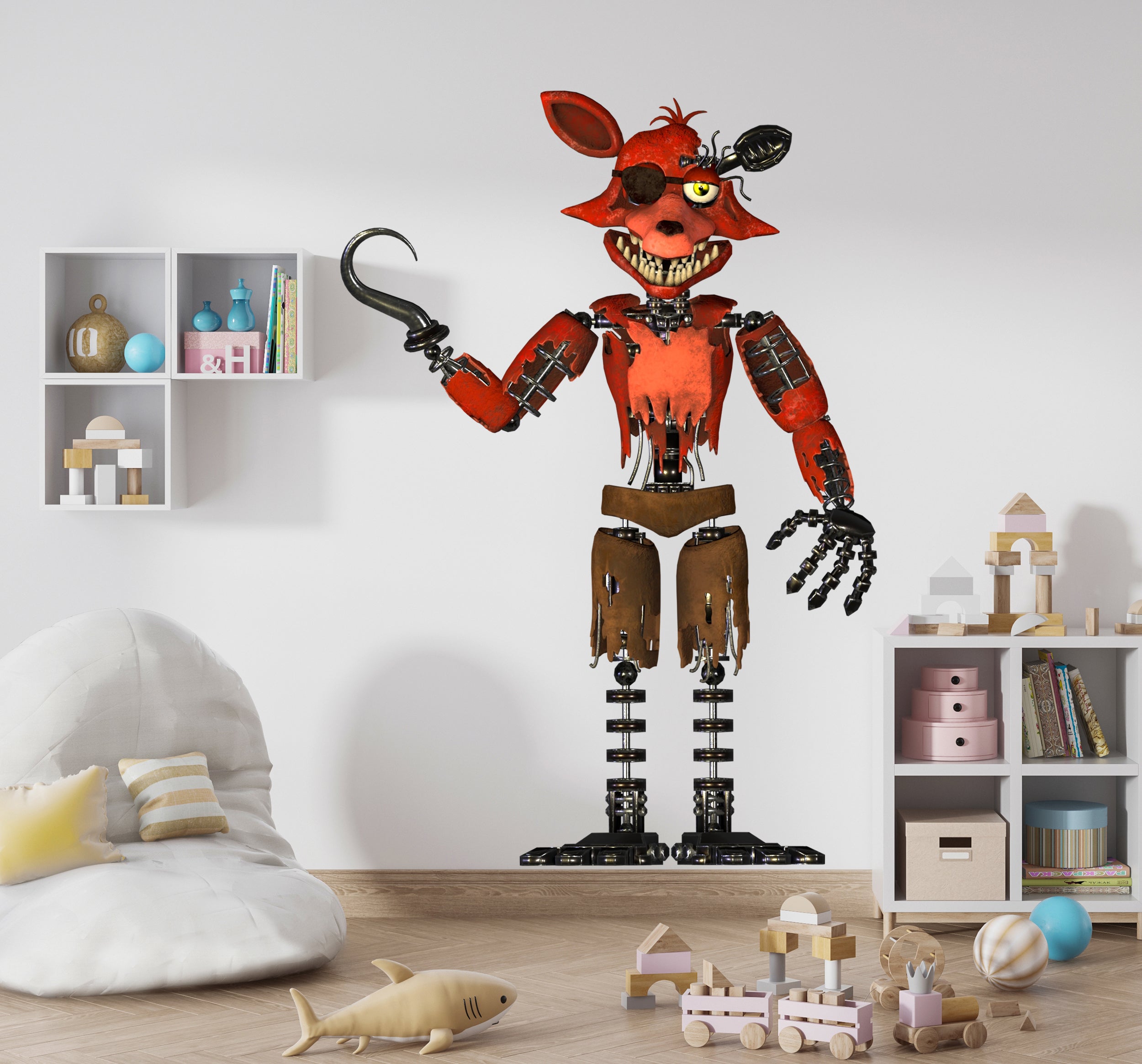 Withered Foxy Five Nights At Freddy's Wall Decal Sticker Art Mural FN16