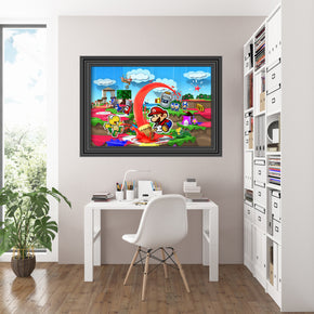 Super Mario Bros Decal Wall Sticker Decor Art Mural