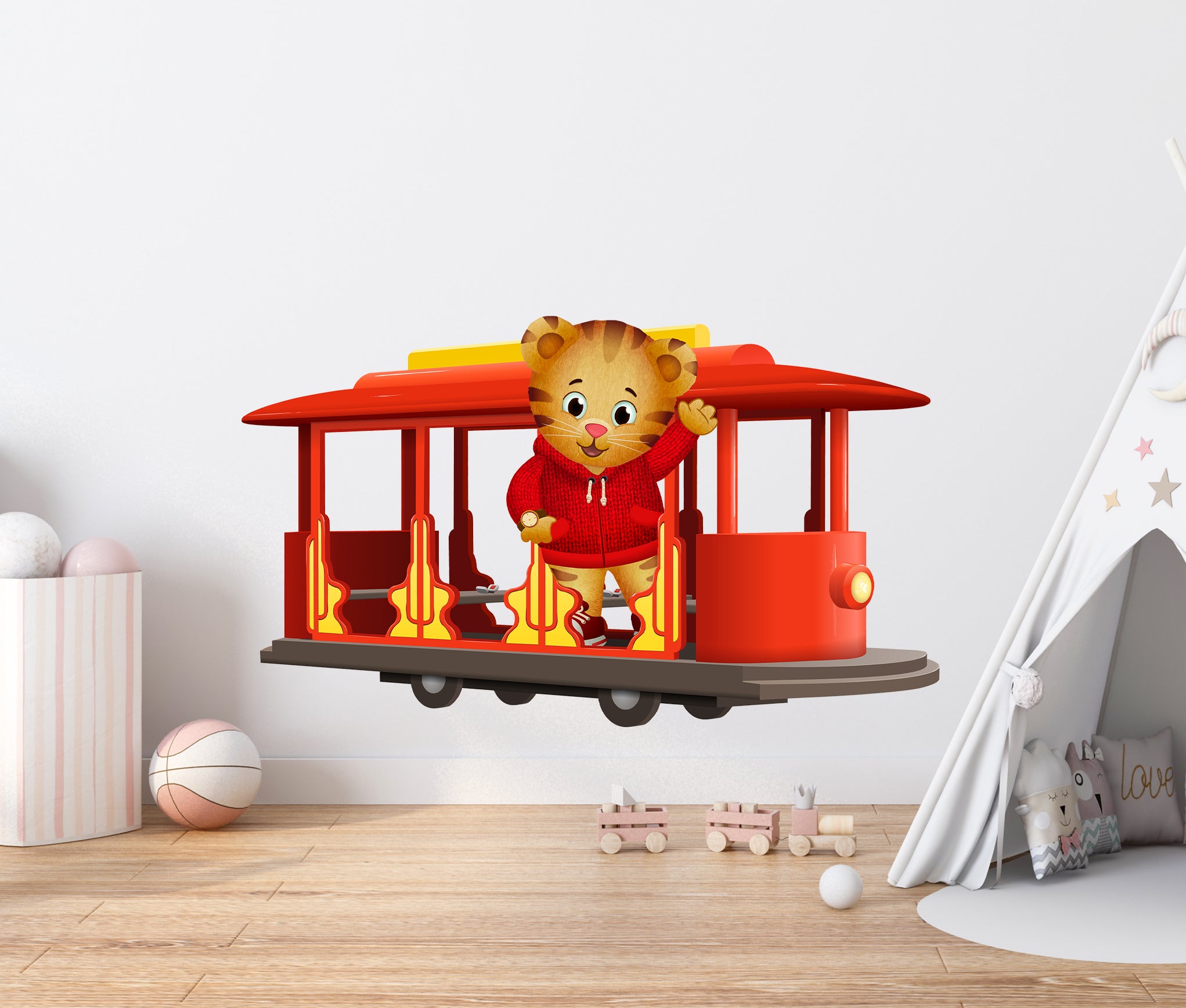 Daniel Tiger's Neighborhood Wall Decal Removable Sticker Kids Room Wall Art Mural DT02