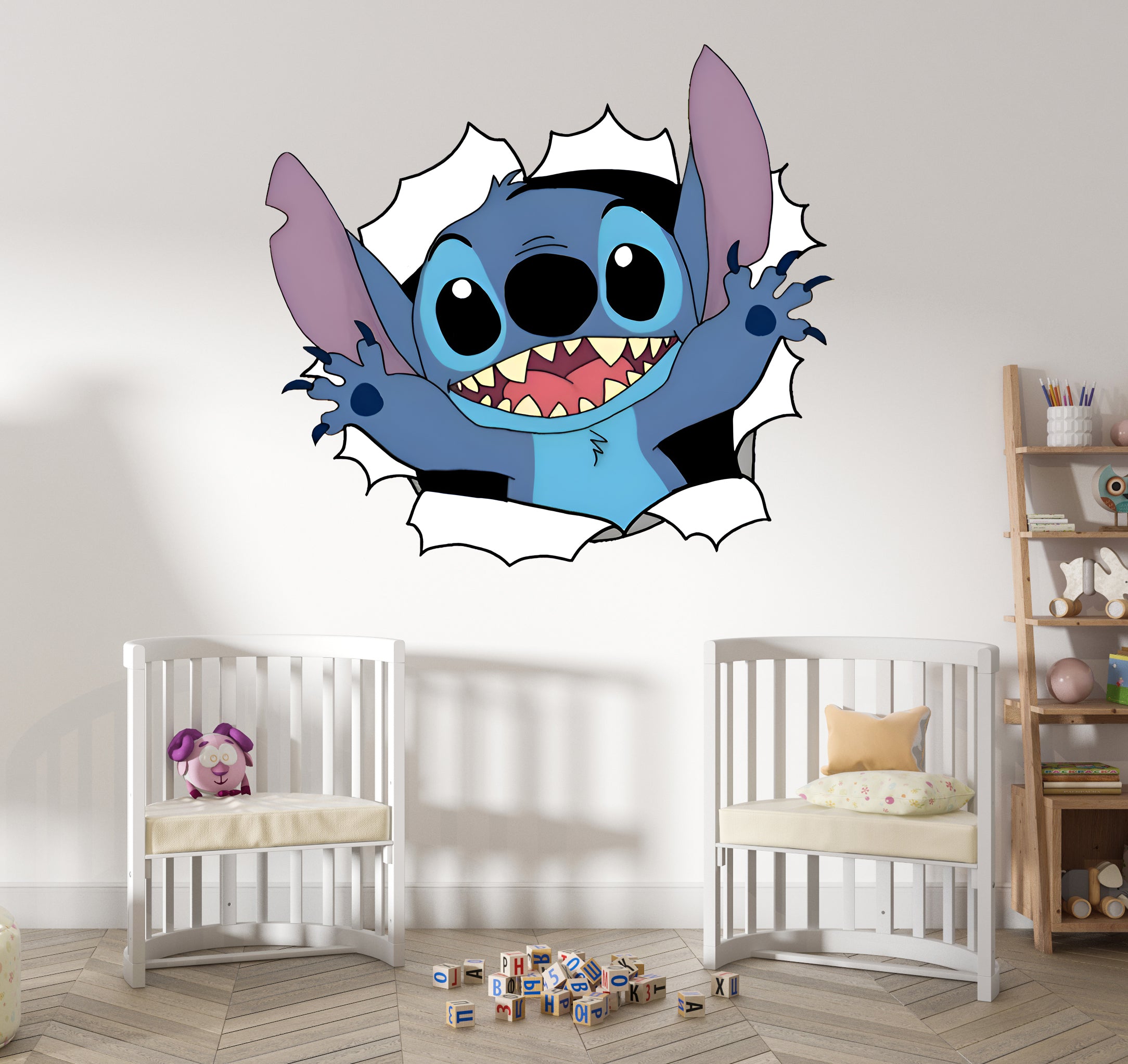 Stitch Disney Cute Wall Decal Removable Sticker Room Art Mural STCH23