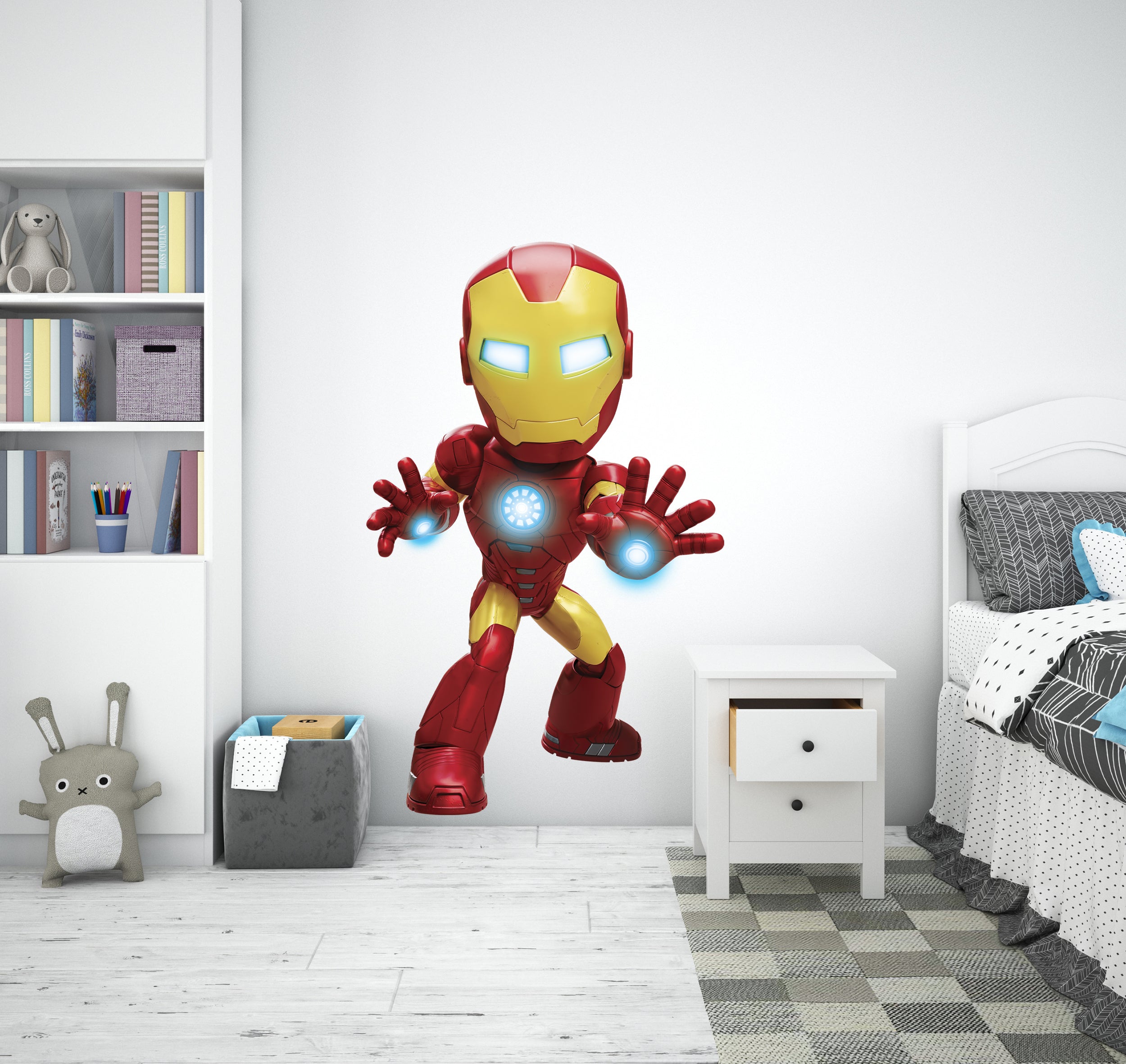 Iron Man Spidey And His Amazing Friends 3D Wall Sticker Decal Home Decor Wall Art SP27