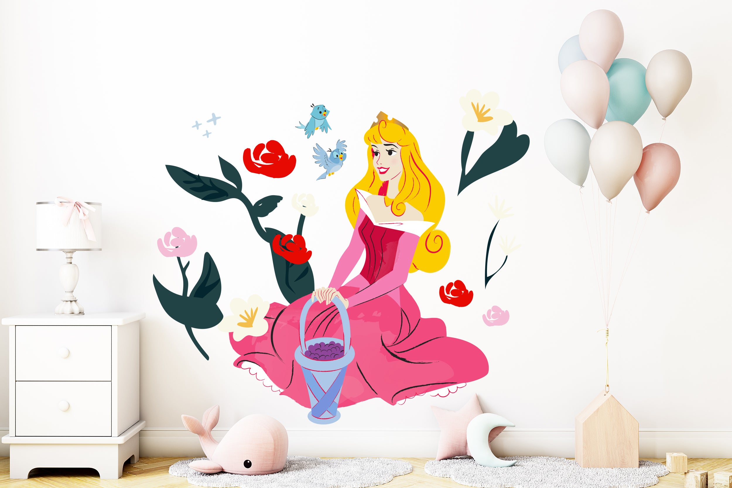 Aurora Sleeping Beauty Disney Princess 3D Wall Sticker Decal