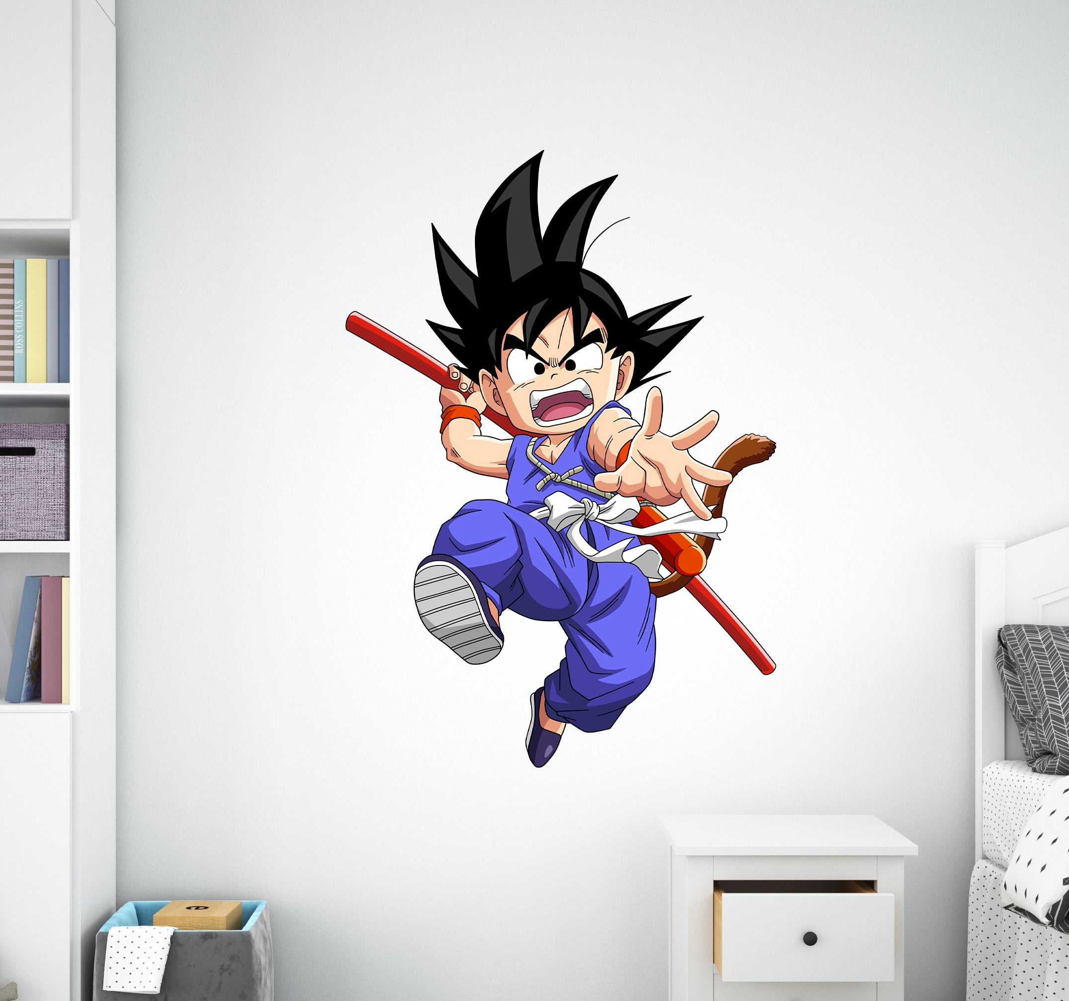 Kid Goku Dragon Ball Z Wall Decal Wall Sticker Kids Room Wall Art Mural GMD29