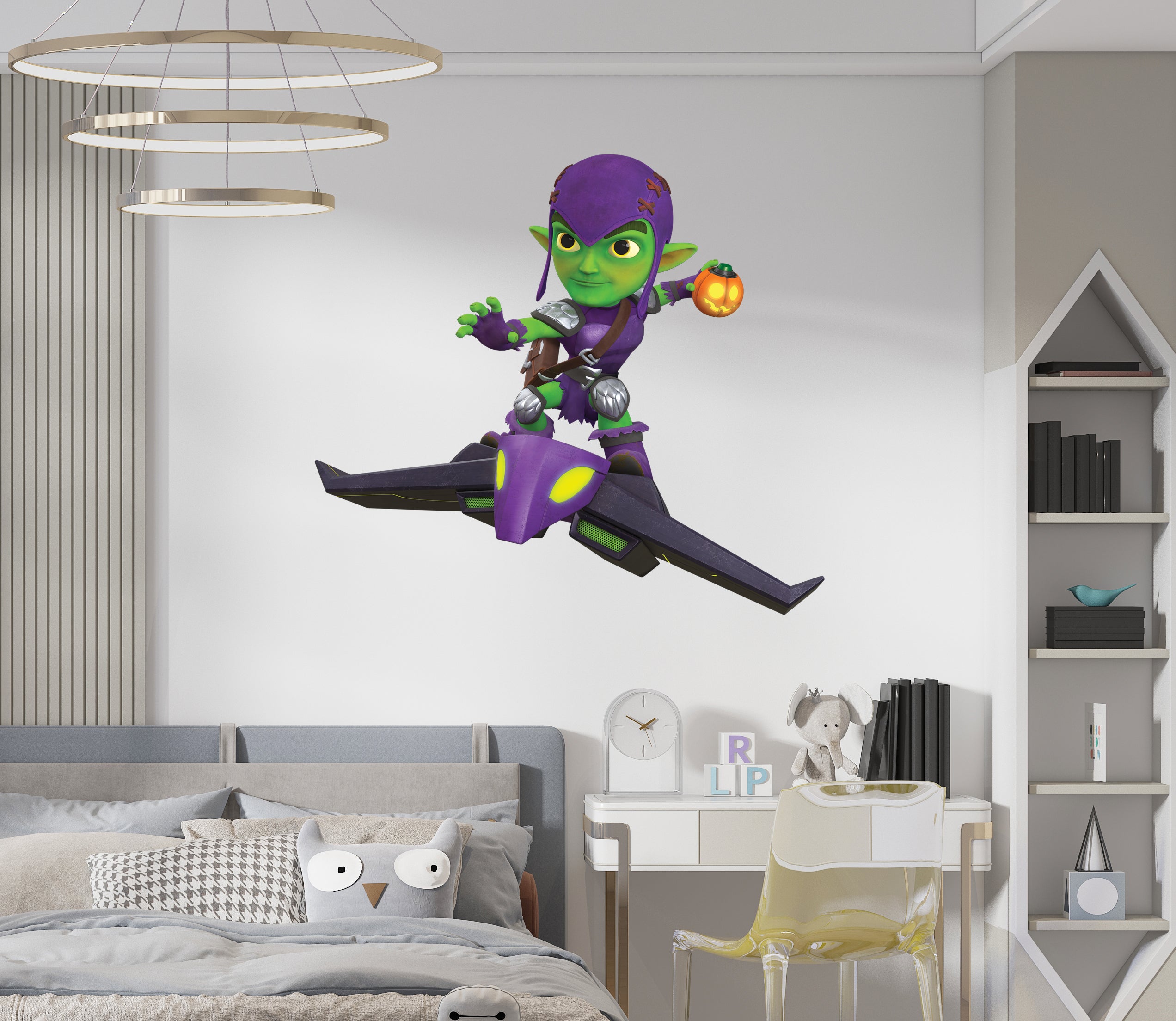 Green Goblin Spidey And His Amazing Friends 3D Wall Sticker Decal Home Decor Wall Art SP26