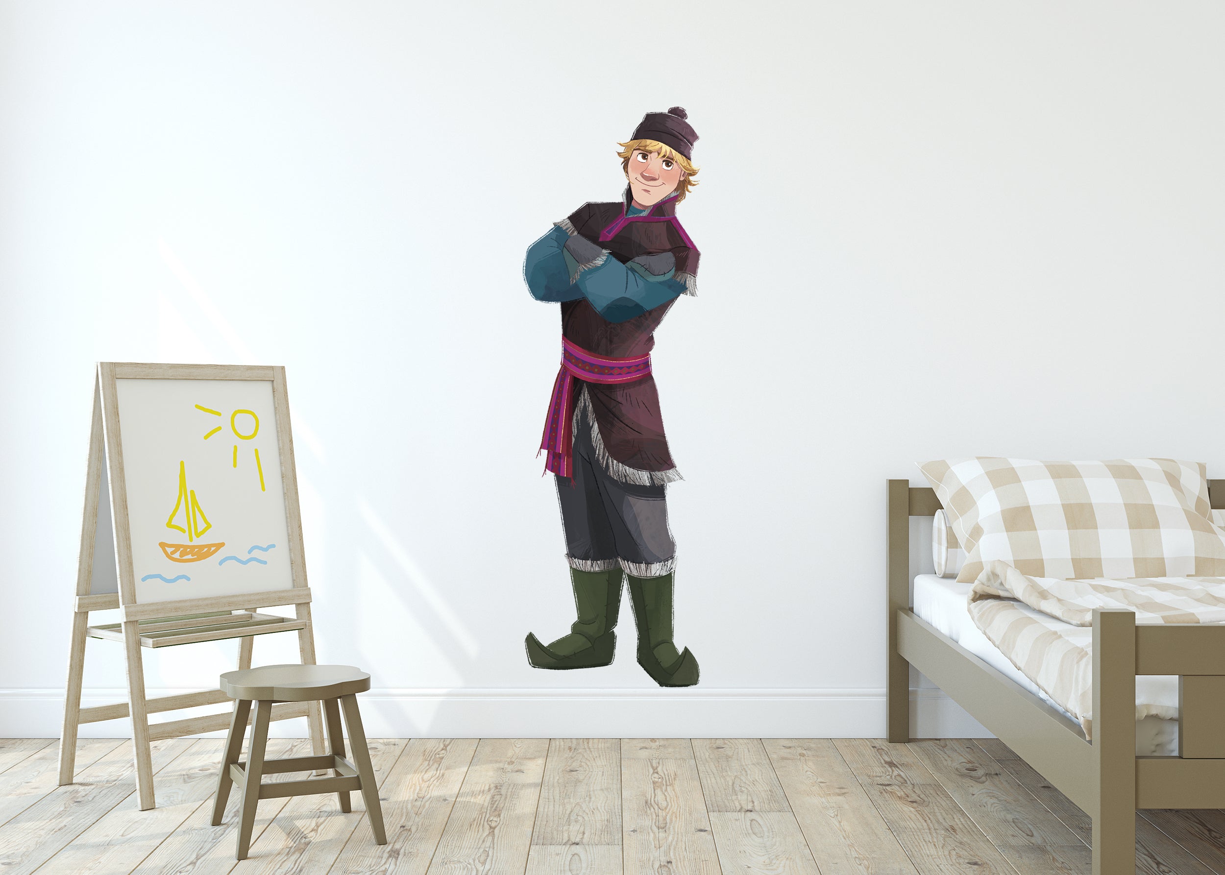 Kristoff Frozen Disney Princess 3D Wall Sticker Decal Home Decor Wall Art