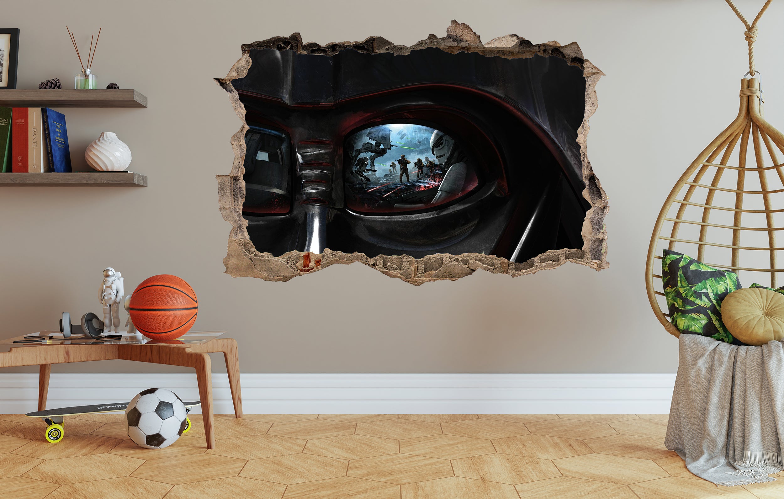 Star Wars Darth Vader 3D Smashed Wall Decal Sticker Art Decor SW32