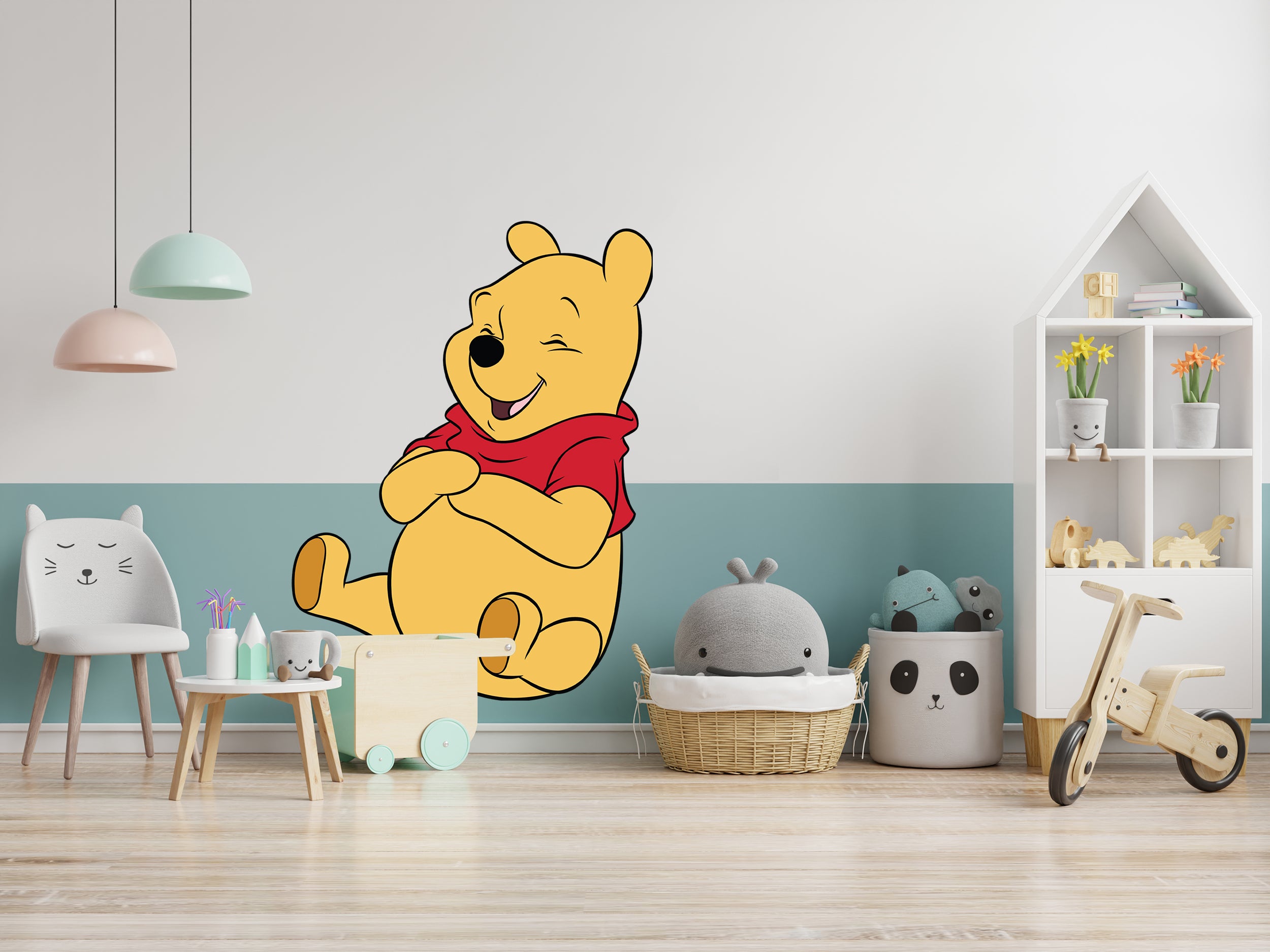 Happy Winnie The Pooh 3D Wall Sticker Decal Home Decor Wall Art WTP15