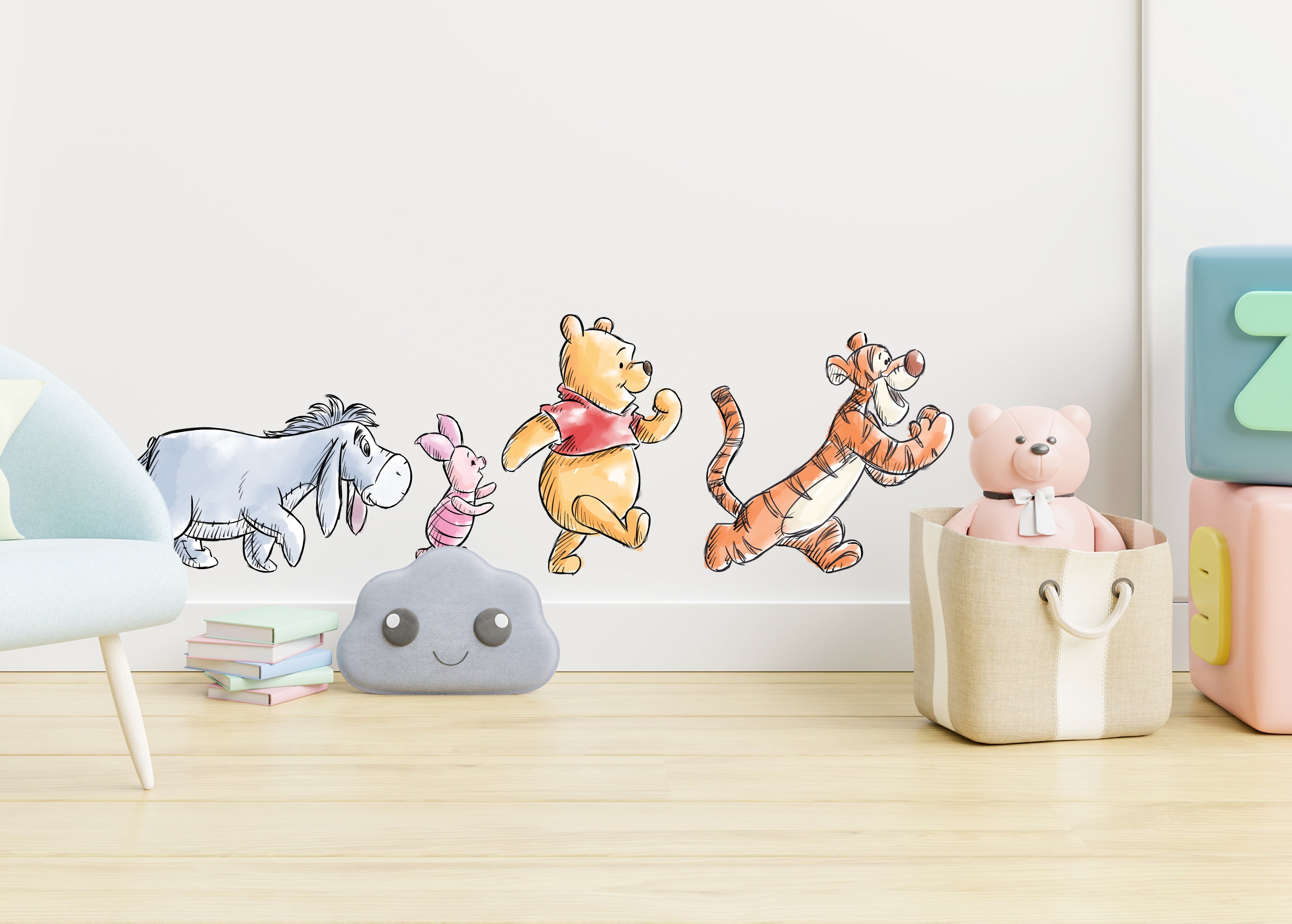 Rabbit Winnie The Pooh 3D Wall Sticker Decal Home Decor Wall Art WTP05