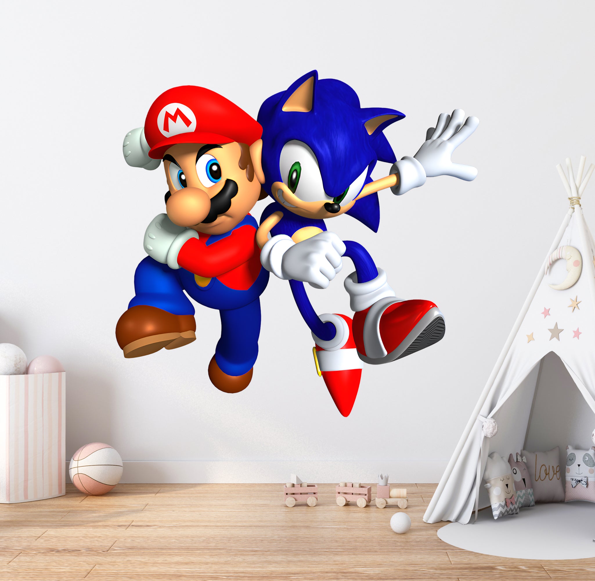 Super Mario Bros Wall Decal Removable Sticker Kids Room Art Mural SMR41