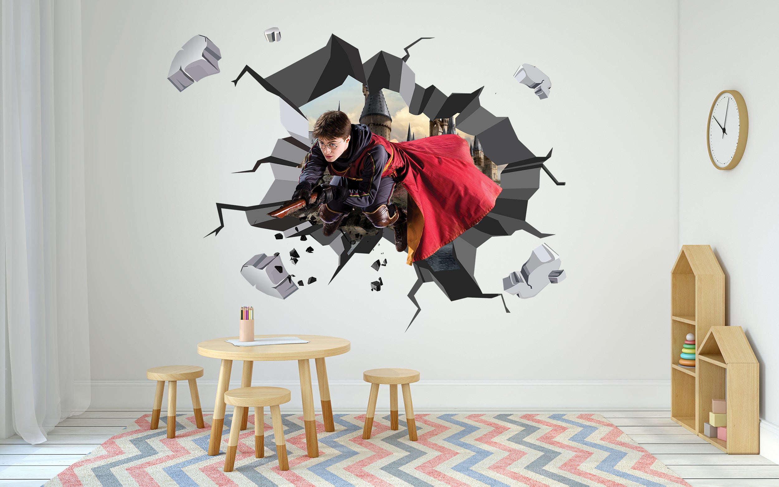 Harry Potter 3D Explosion Effect Wall Sticker Decal