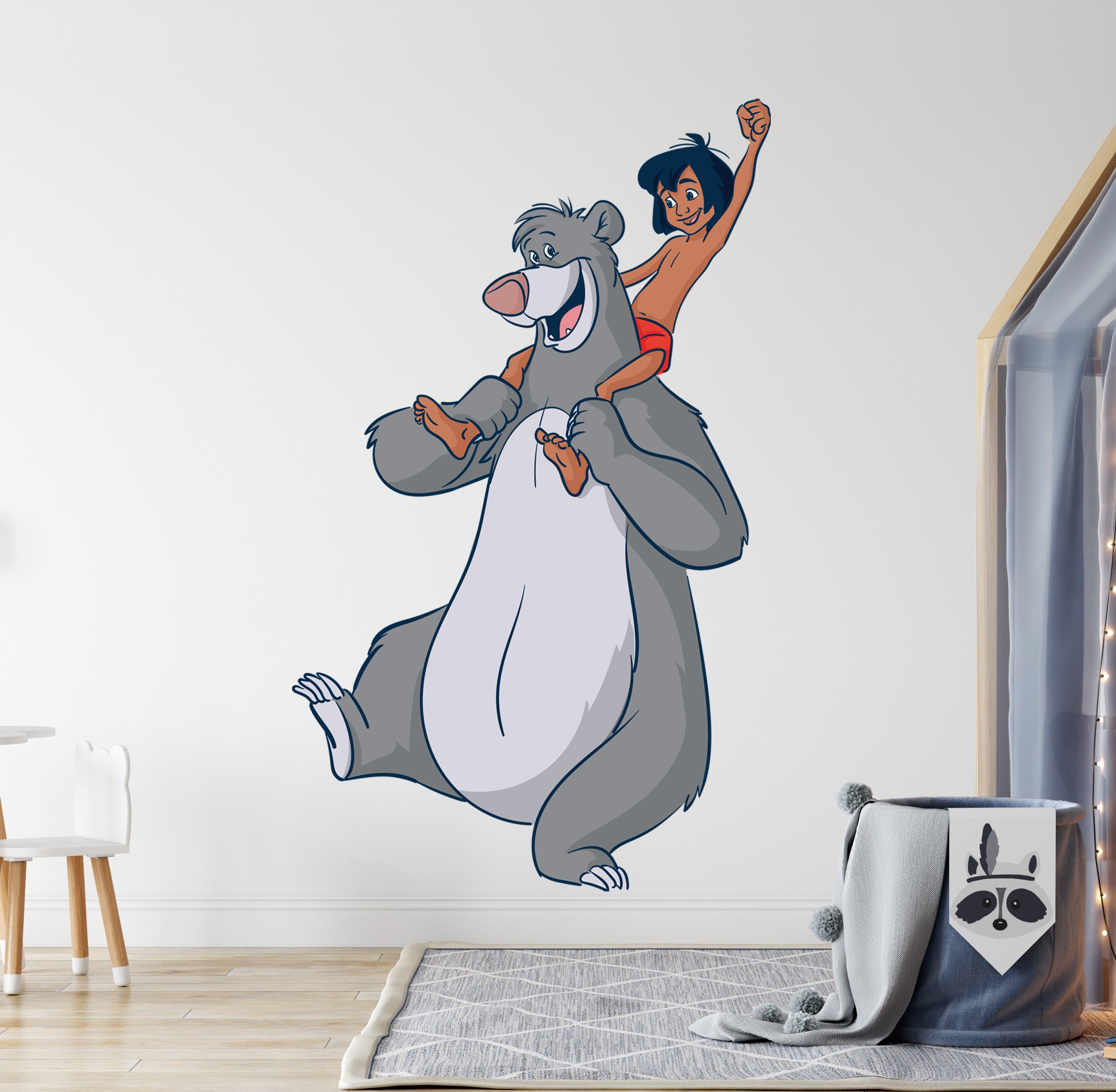 The Jungle Book Mowgli Baloo Disney Wall Decal Sticker Kids Room Art Mural JNB01