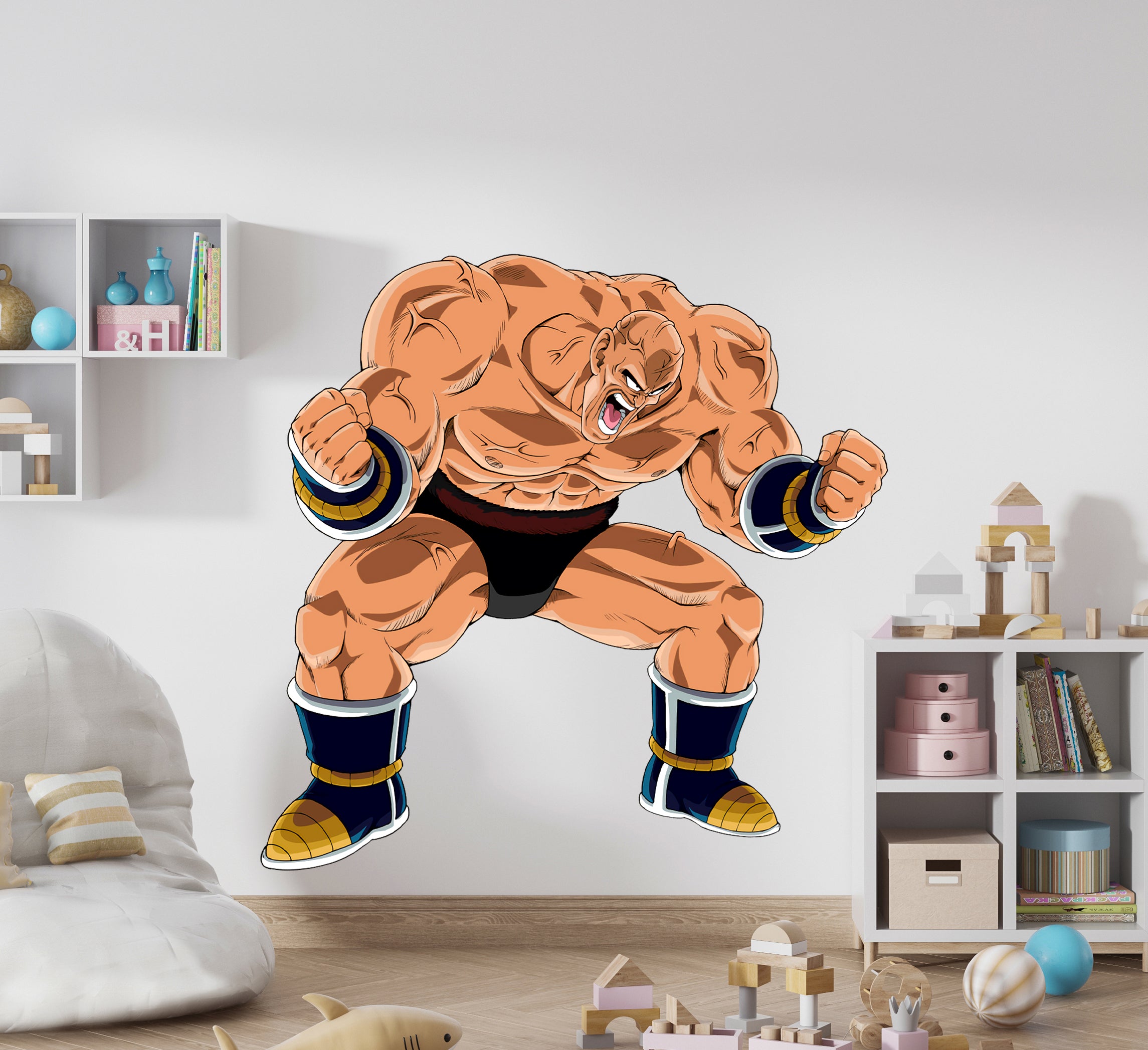 Nappa Dragon Ball Z Wall Decal Removable Sticker Kids Room Wall Art Mural GMD44