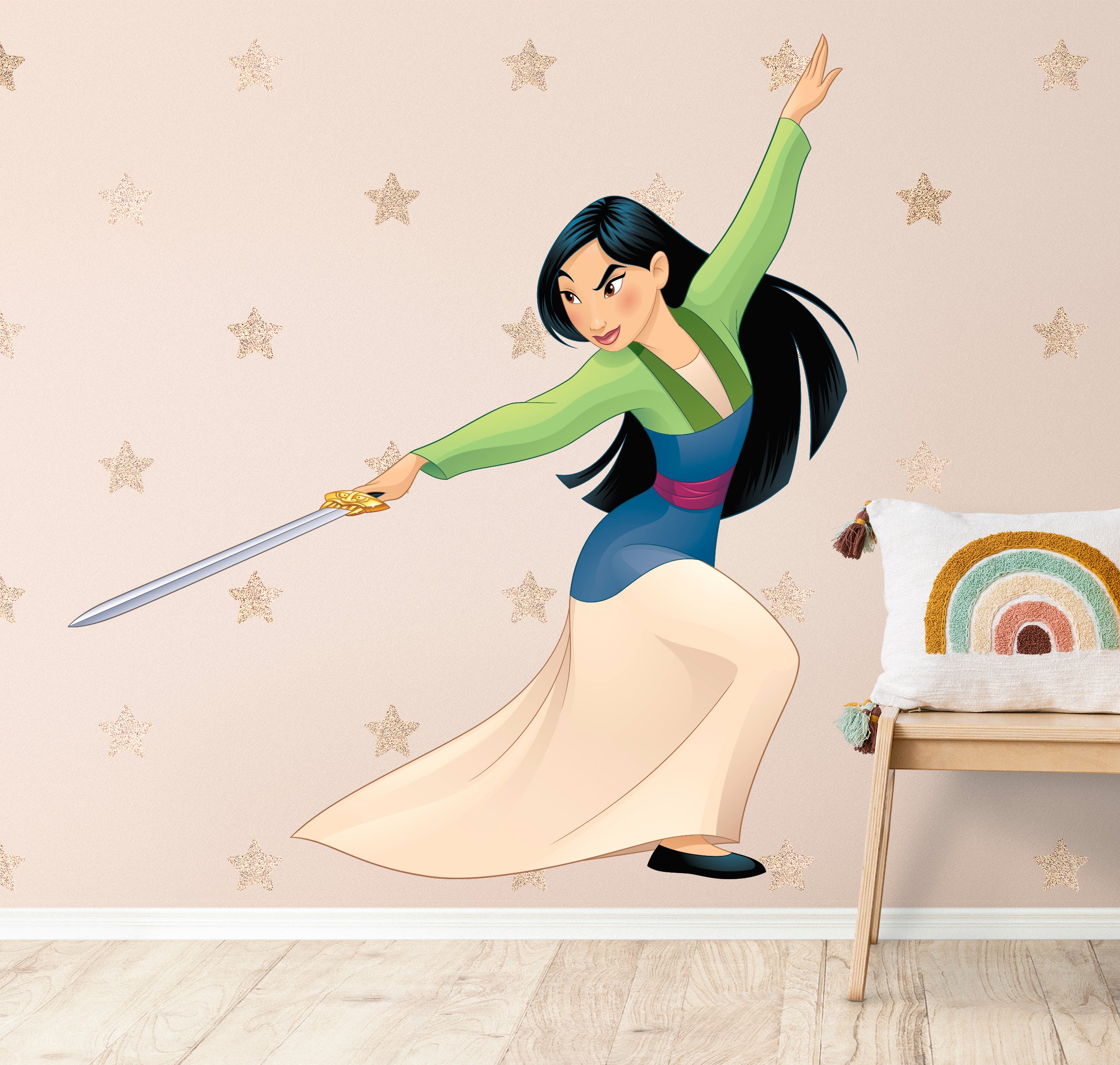Mulan Disney Princess Wall Decal Sticker Kids Room Art Mural DSP33