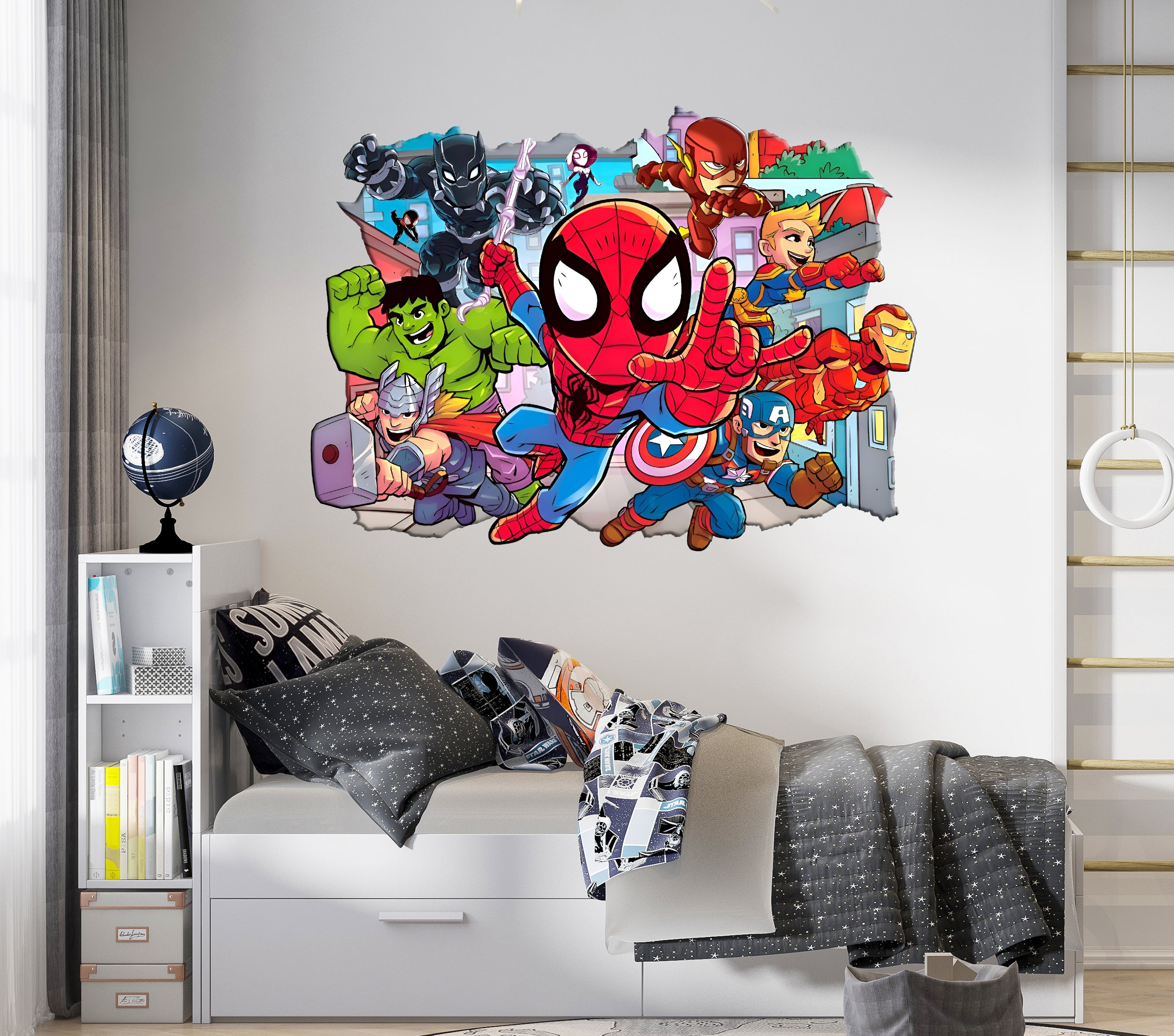 FORTNITE 3D Smashed Hole Illusion Sticker mural autocollant J1500