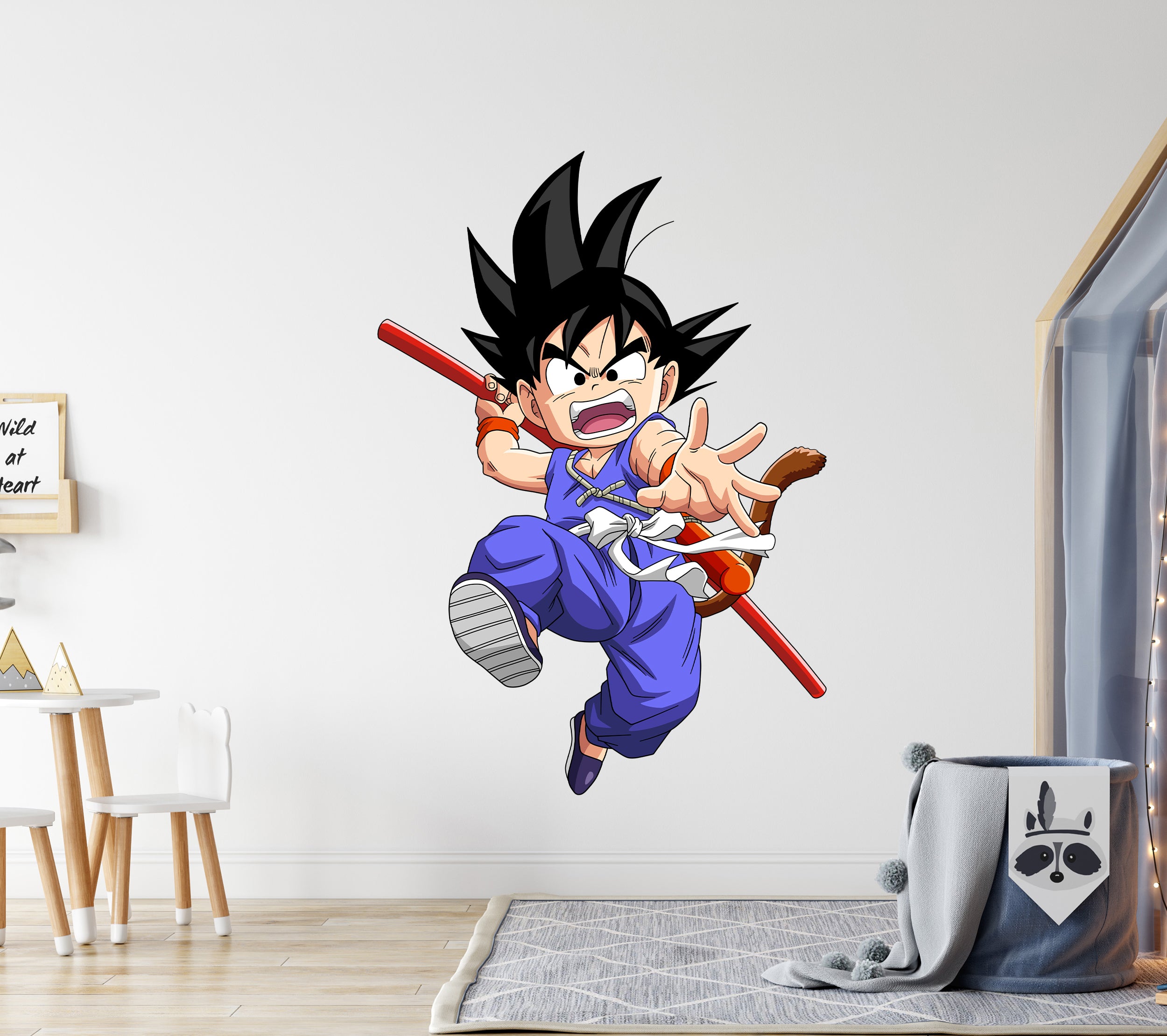 Kid Goku Dragon Ball Z Wall Decal Wall Sticker Kids Room Wall Art Mural GMD29