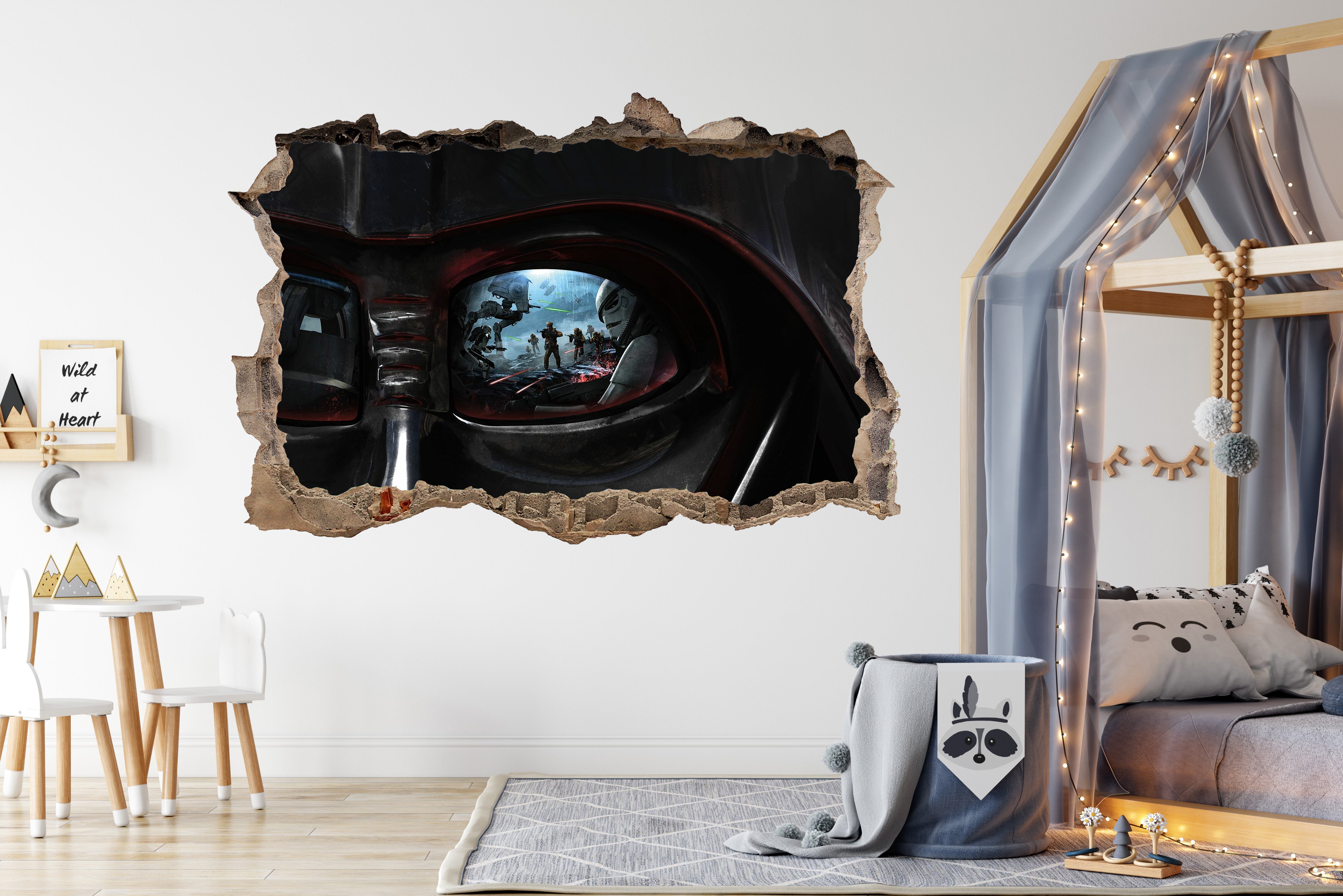 Star Wars Darth Vader 3D Smashed Wall Decal Sticker Art Decor SW32