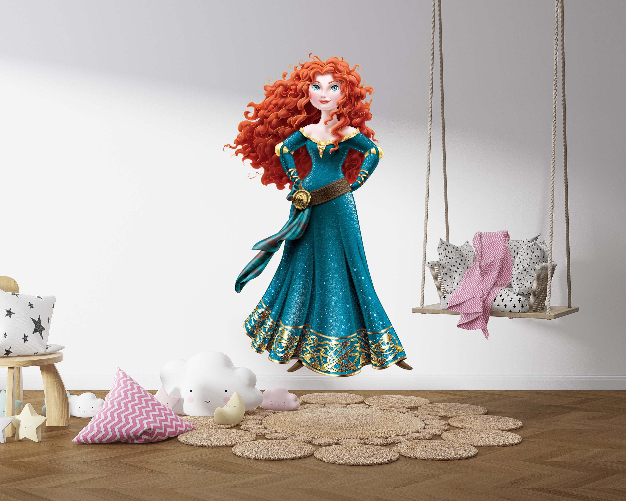 Merida Brave Disney Princess Wall Decal Wall Sticker Kids Room Wall Art DSP18
