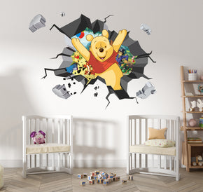 Winnie The Pooh Disney 3D Explosion Wall Sticker Decal Decor Mural Art WTP25