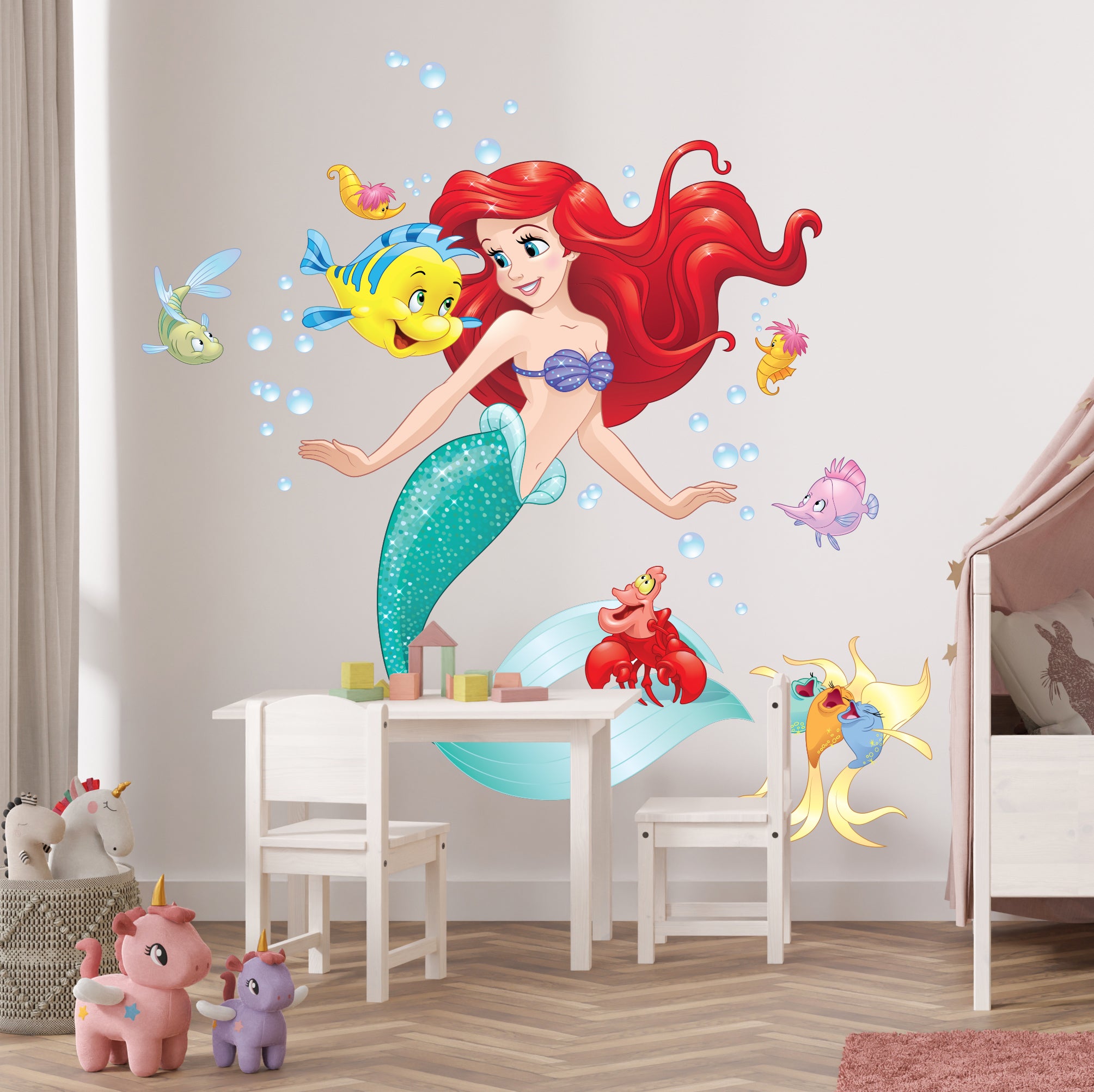 Ariel Disney Princess Wall Decal Wall Sticker Kids Room Wall Art AR13
