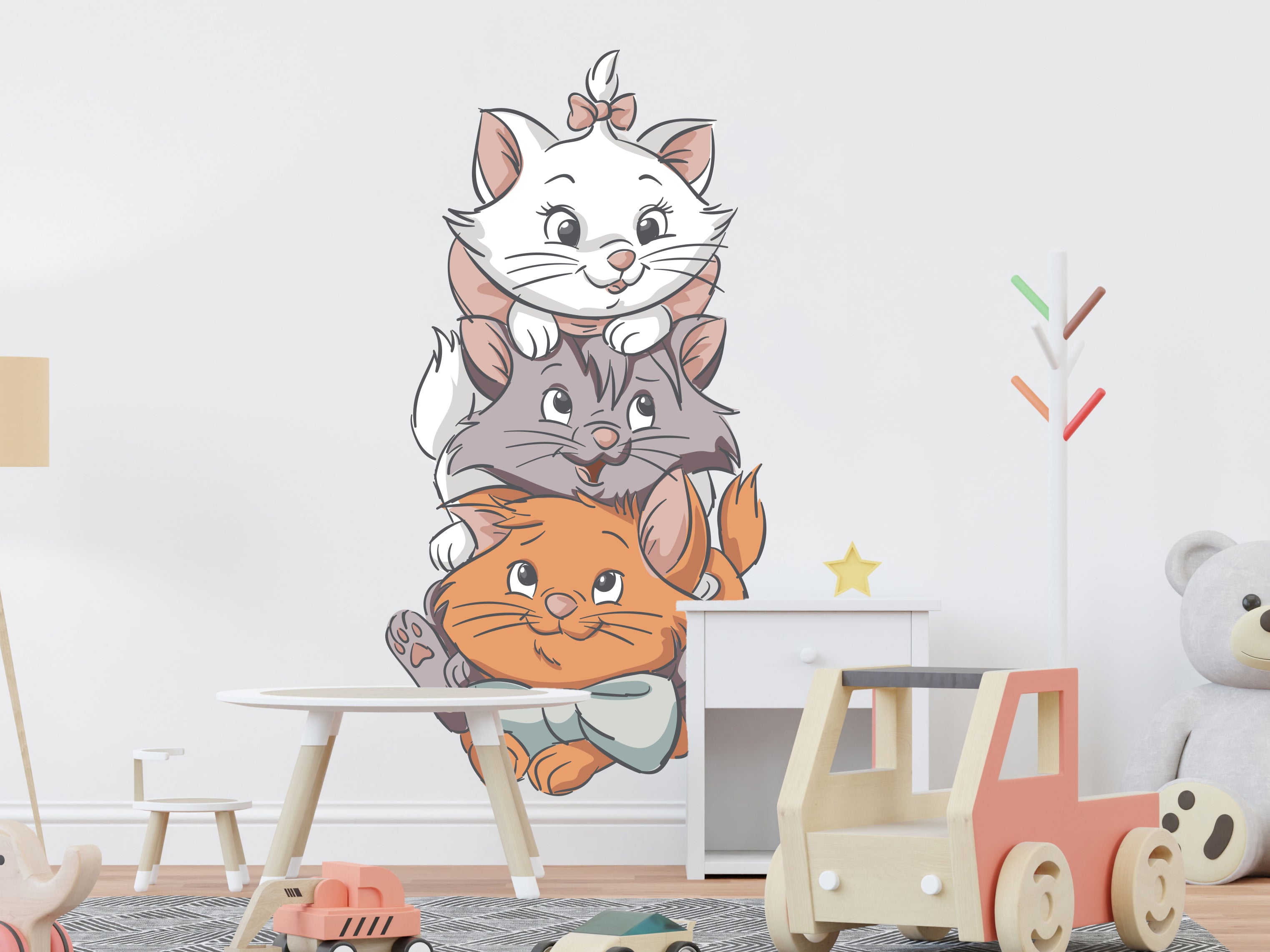 Aristocats Disney Cats Wall Decal Wall Sticker Kids Room Wall Art ARC01