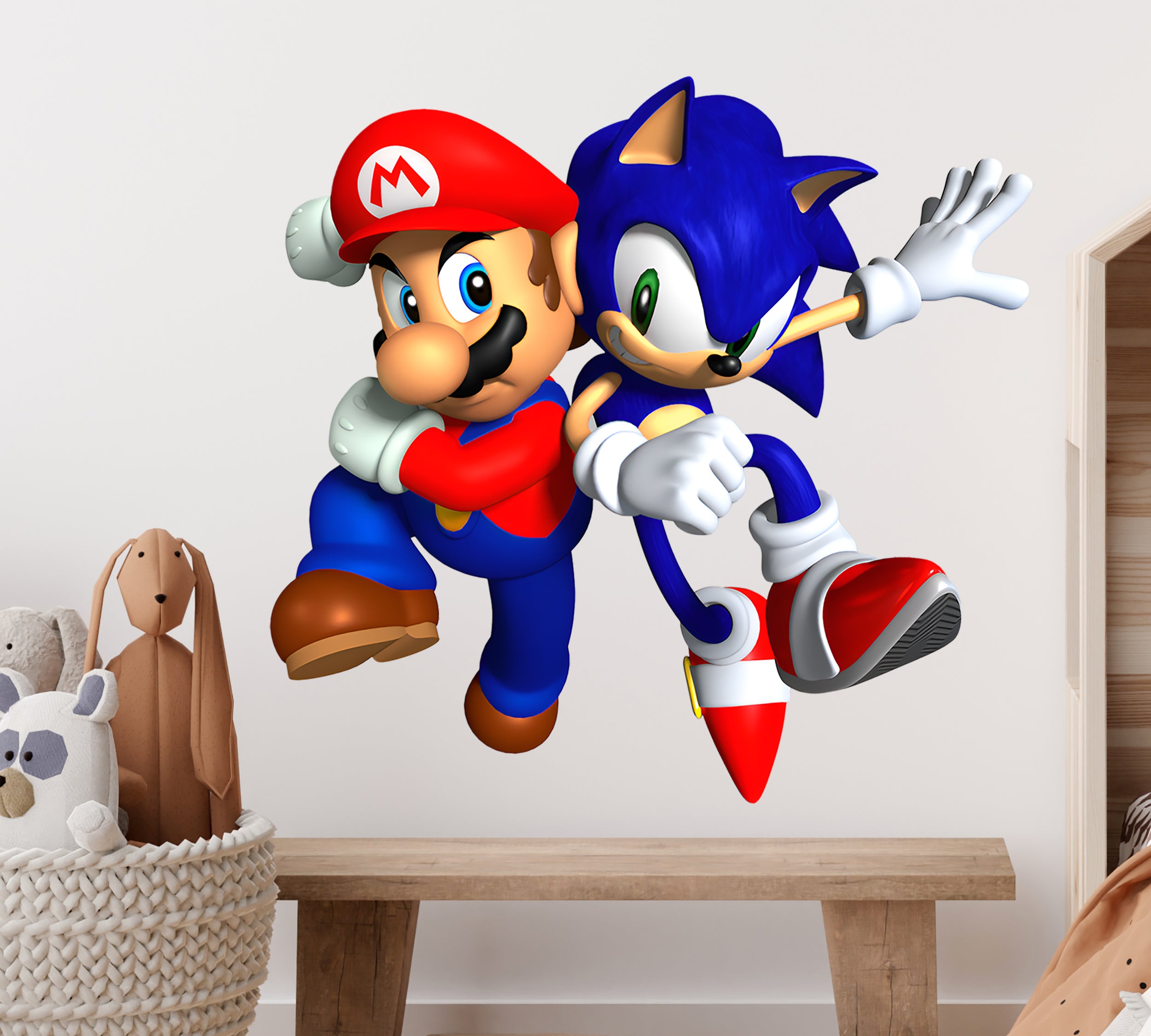 Super Mario Bros Wall Decal Removable Sticker Kids Room Art Mural SMR41