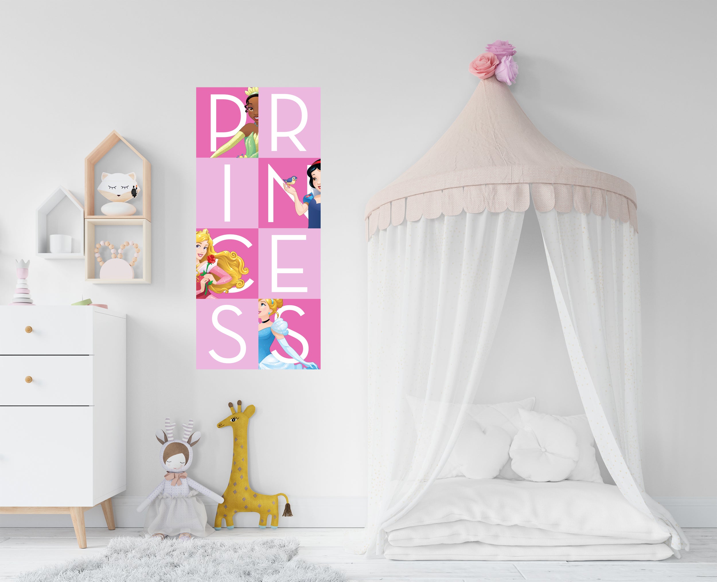 Disney Princess Decals Wall Sticker Decor Art Mural Kids Children Room Mural E50