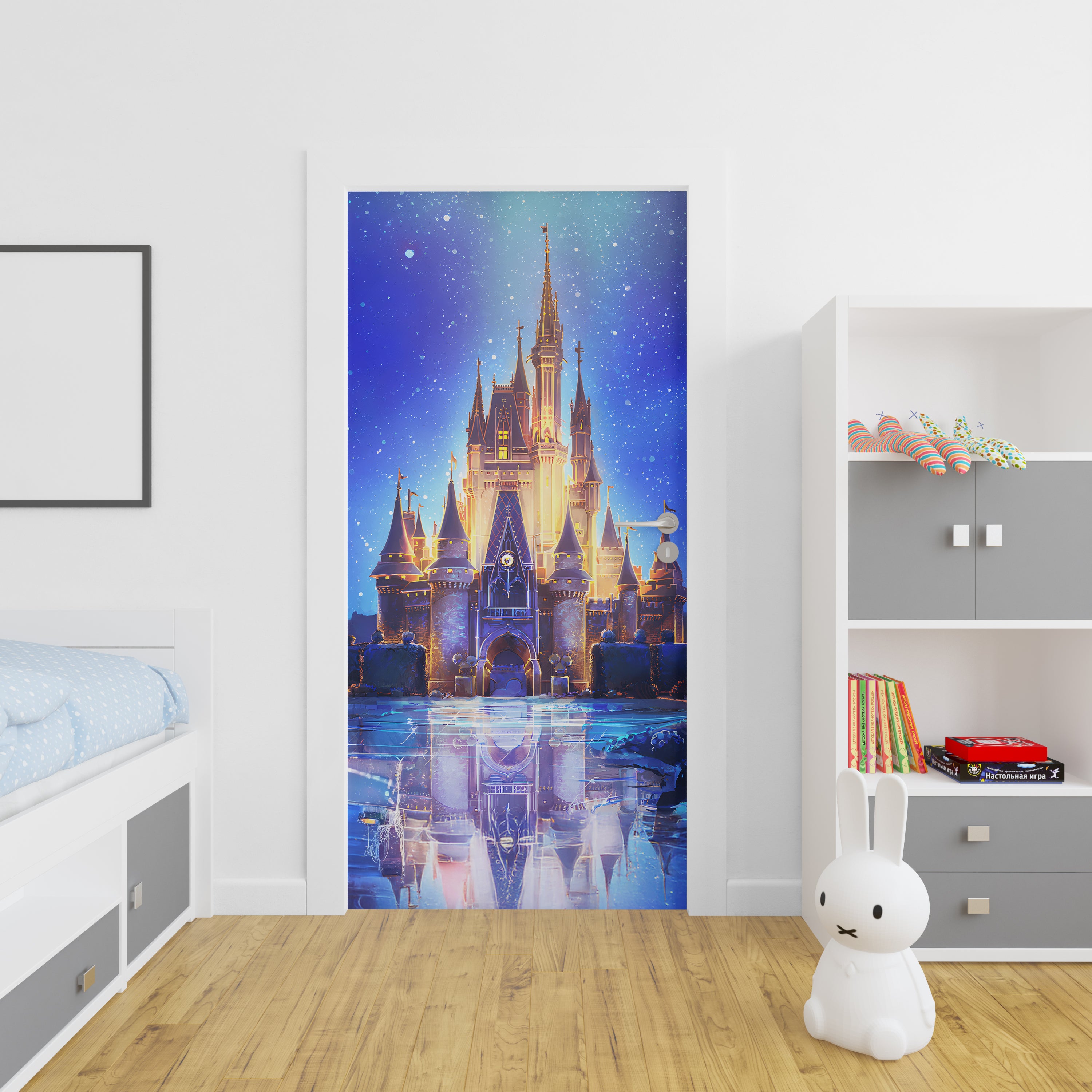 Disney Castle DOOR Wallpaper Mural Decal Removable Sticker DSP22