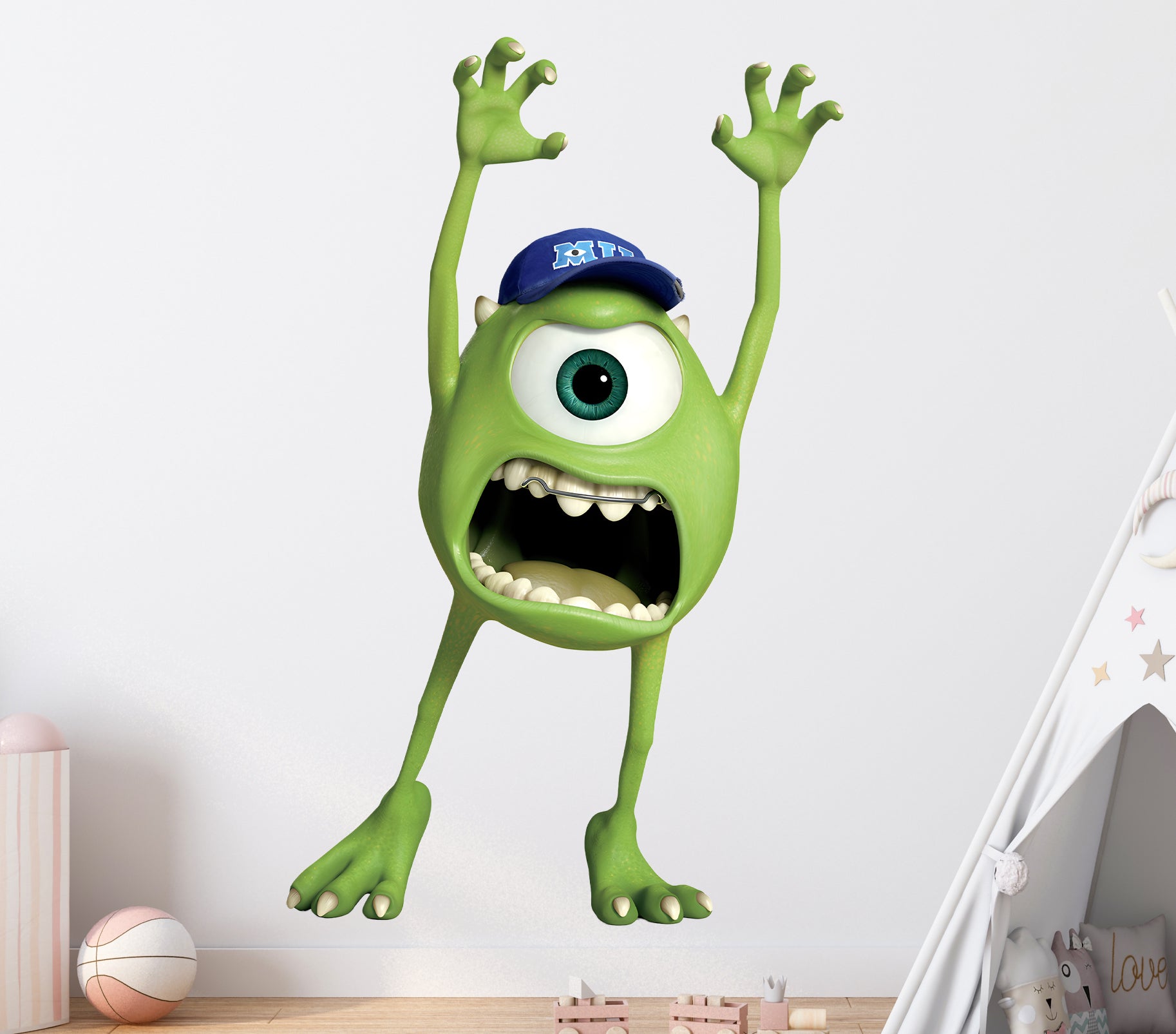 Mike Wazowski Monsters Inc Wall Decal Sticker Mural Decor Art MIC01