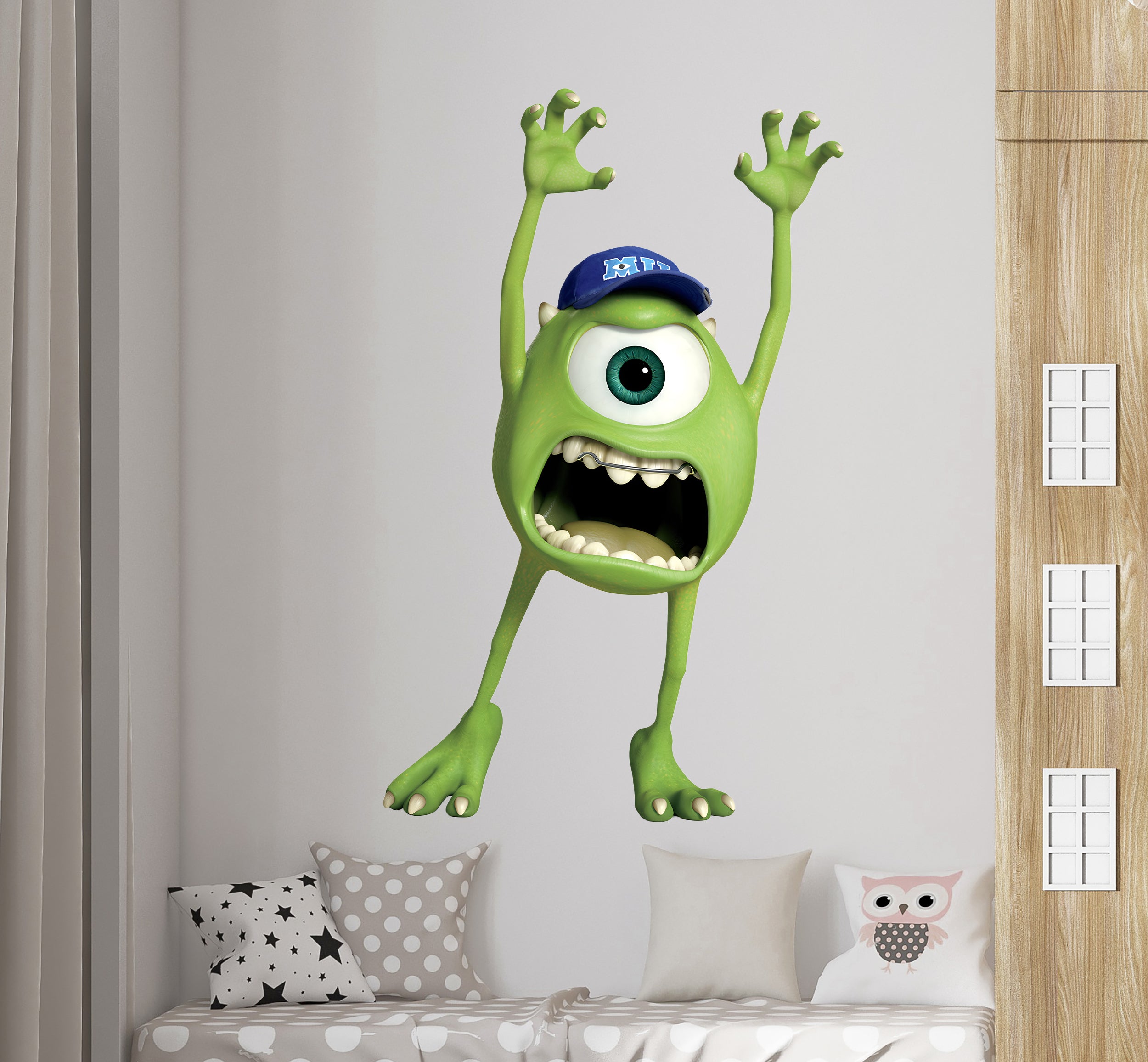Mike Wazowski Monsters Inc Wall Decal Sticker Mural Decor Art MIC01