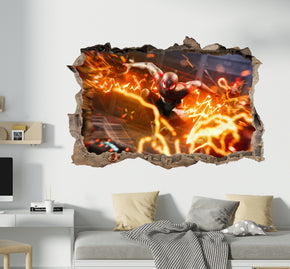 Miles Morales Spiderman 3D Smashed Wall Decal Sticker Art Decor Mural SPM33