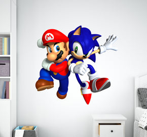 Super Mario Bros Wall Decal Removable Sticker Kids Room Art Mural SMR41